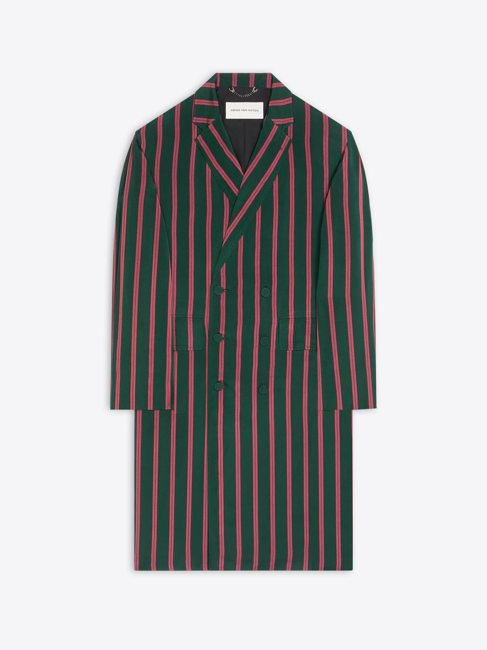 Loose viscose coat sold by Dries Van Noten