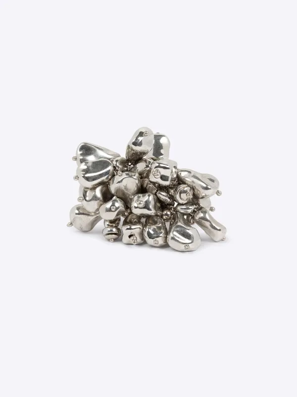 Embroidered ring made by Dries Van Noten