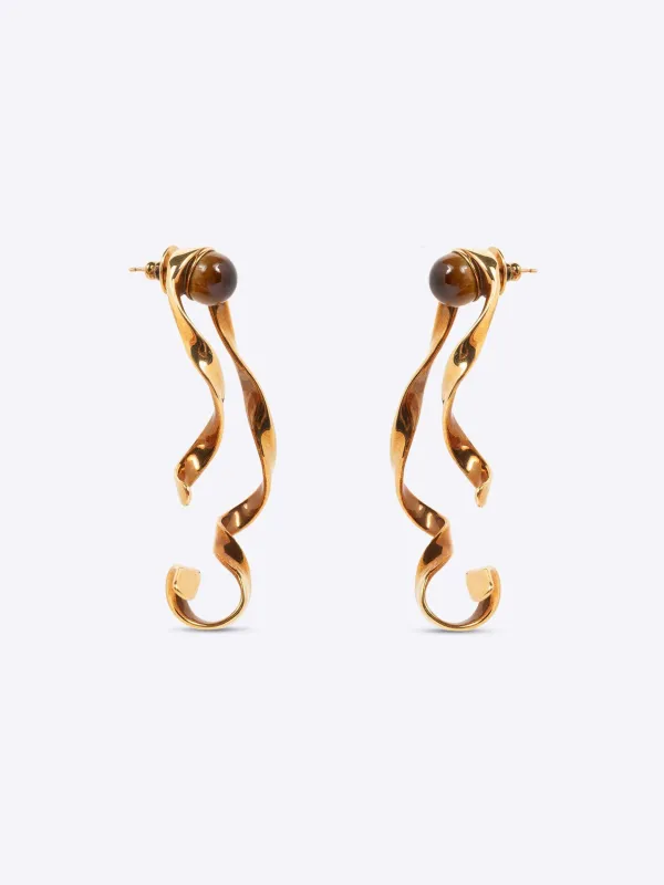Wave stud earrings sold by Dries Van Noten