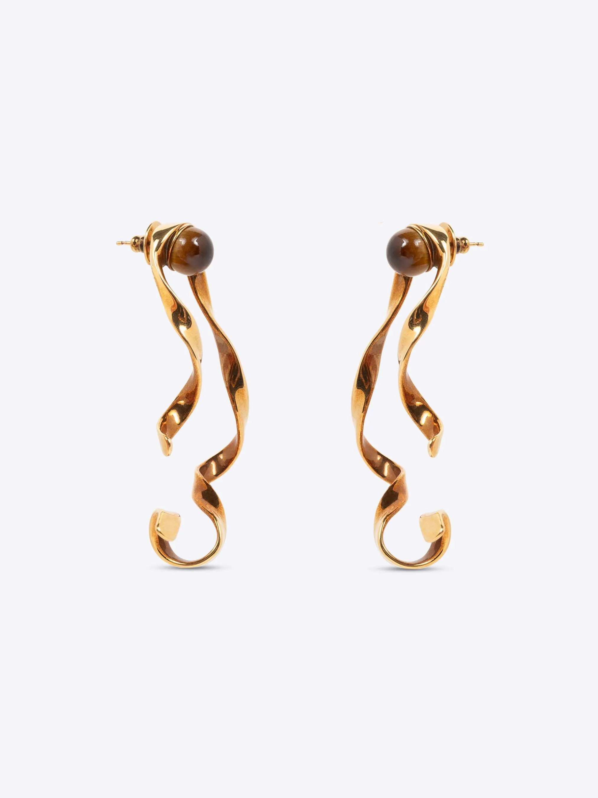 Wave stud earrings sold by Dries Van Noten