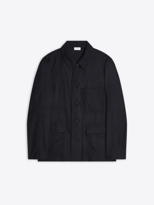 Wool workwear blazer made by Dries Van Noten