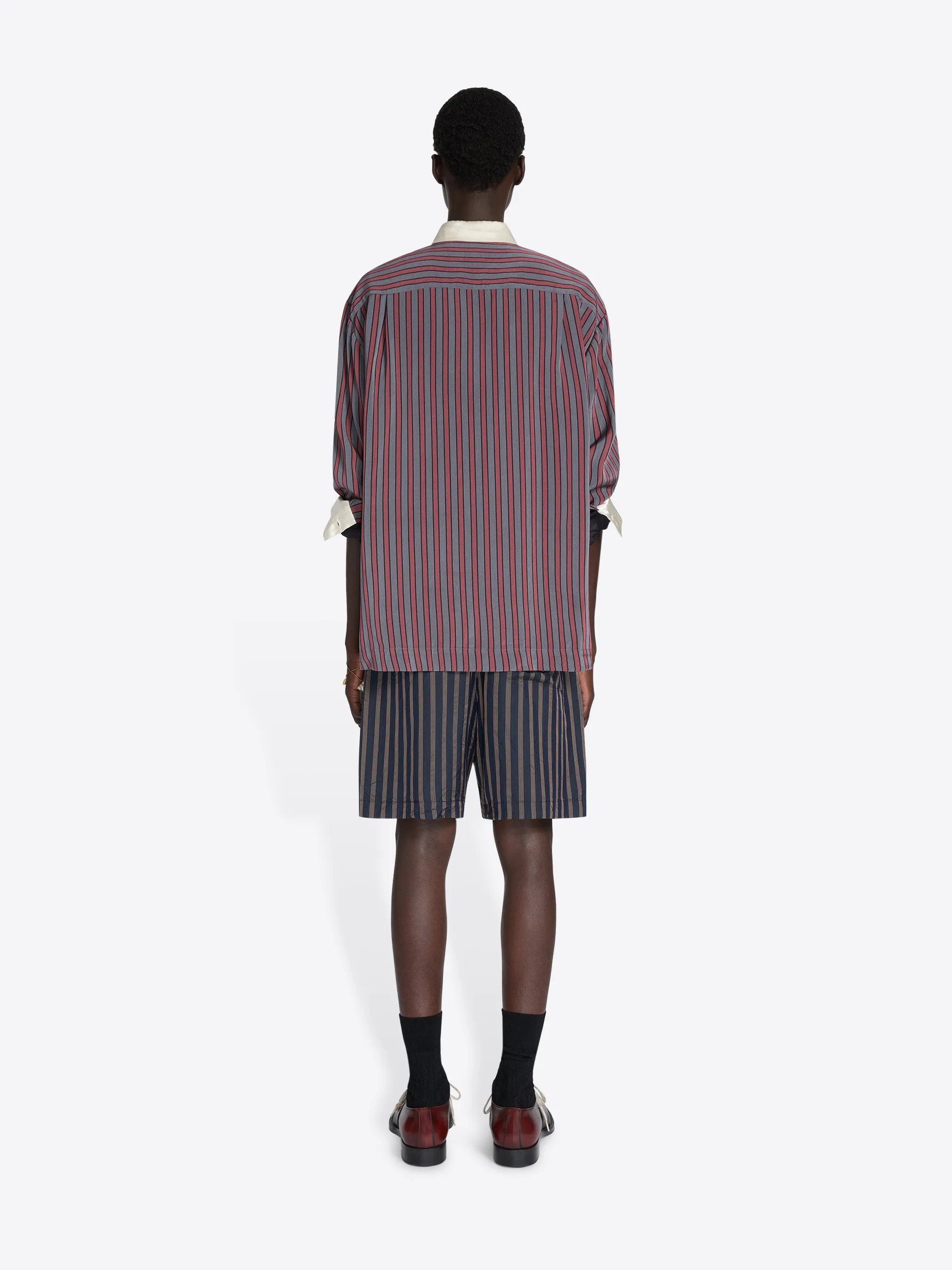 Contrast viscose shirt sold by Dries Van Noten product image thumbnail 5