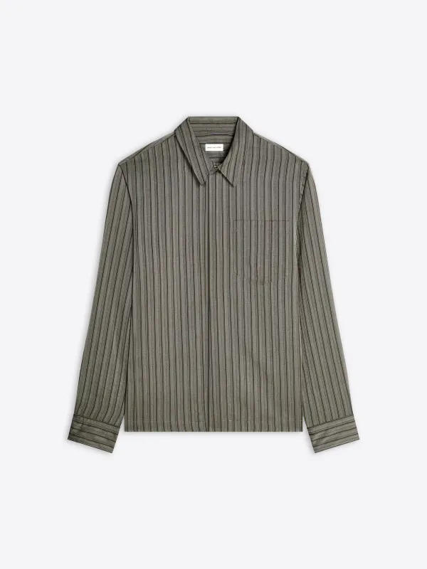 Viscose zip shirt made by Dries Van Noten