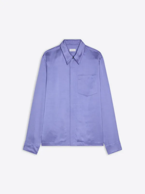 Satin zip shirt sold by Dries Van Noten