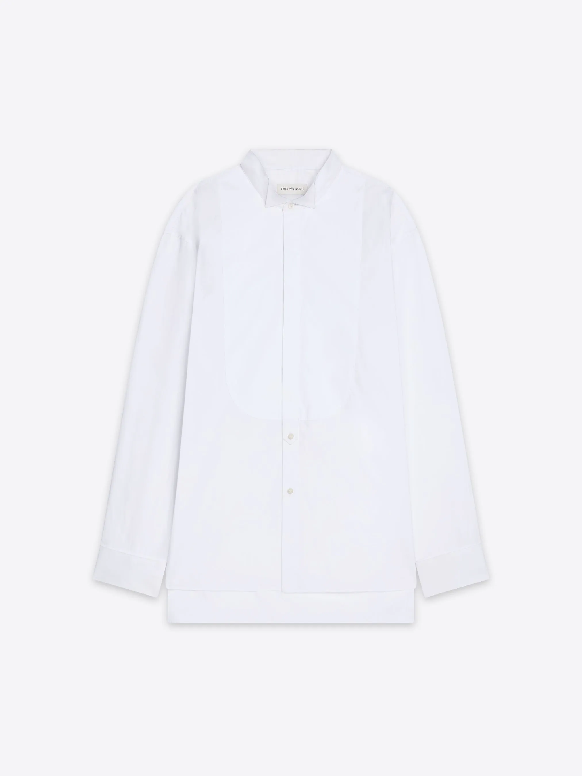 Loose tuxedo shirt sold by Dries Van Noten