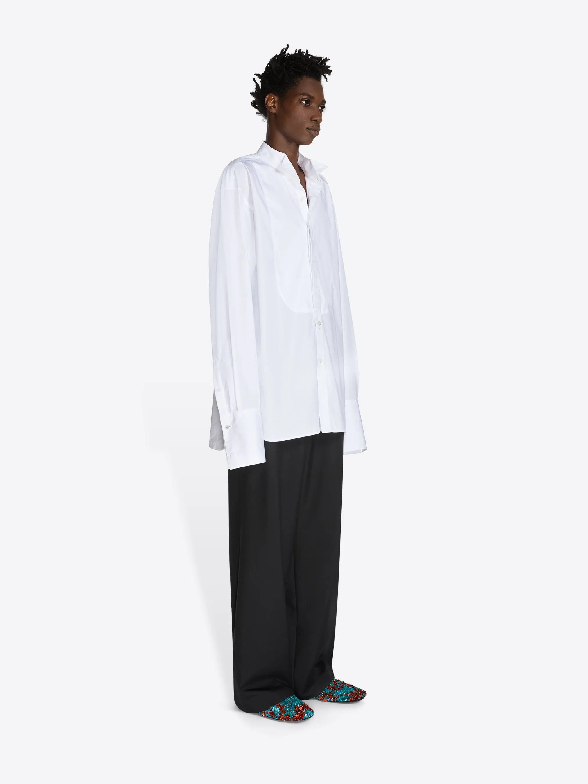 Loose tuxedo shirt sold by Dries Van Noten product image thumbnail 3