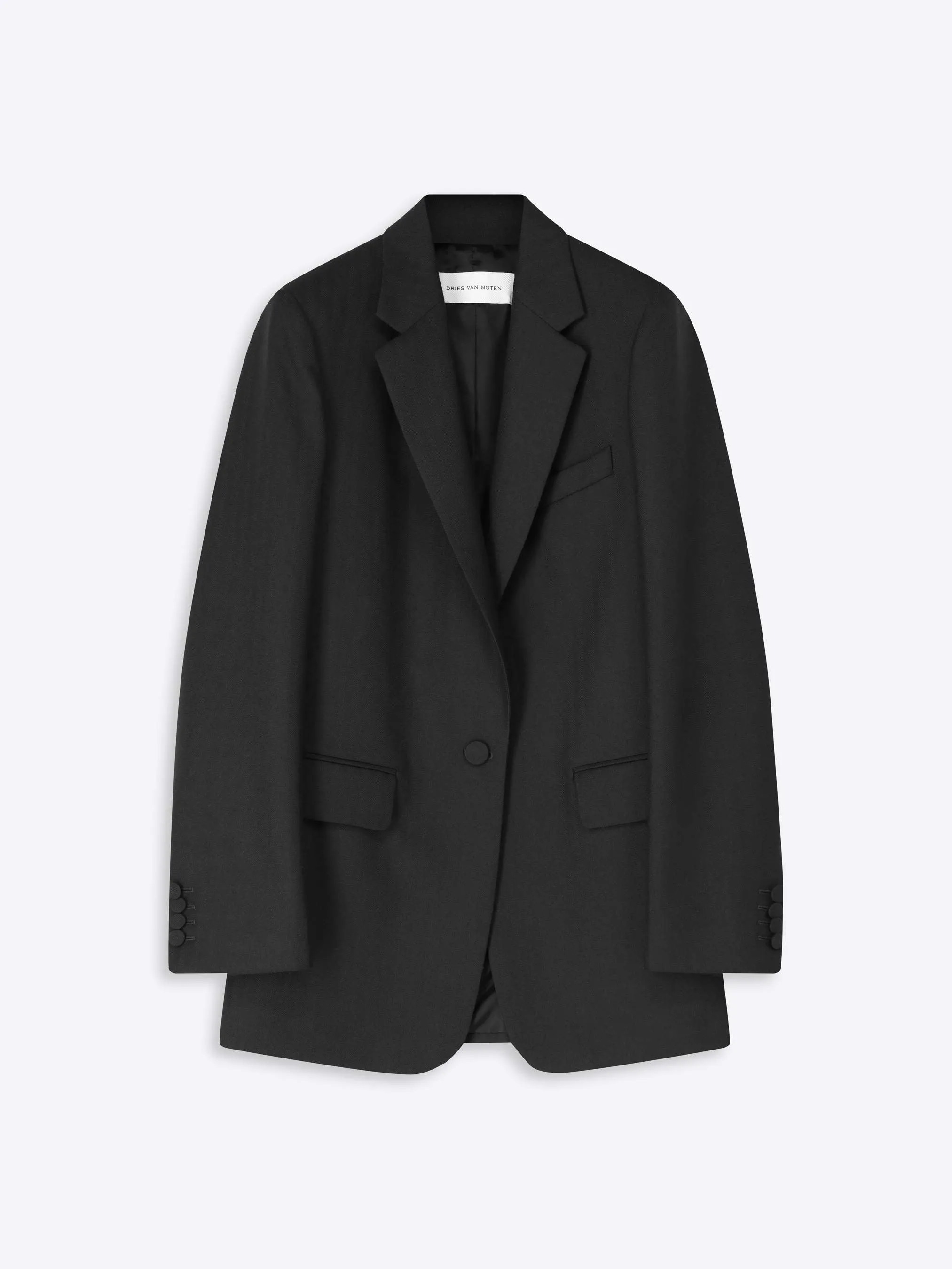 Loose fit wool blazer sold by Dries Van Noten