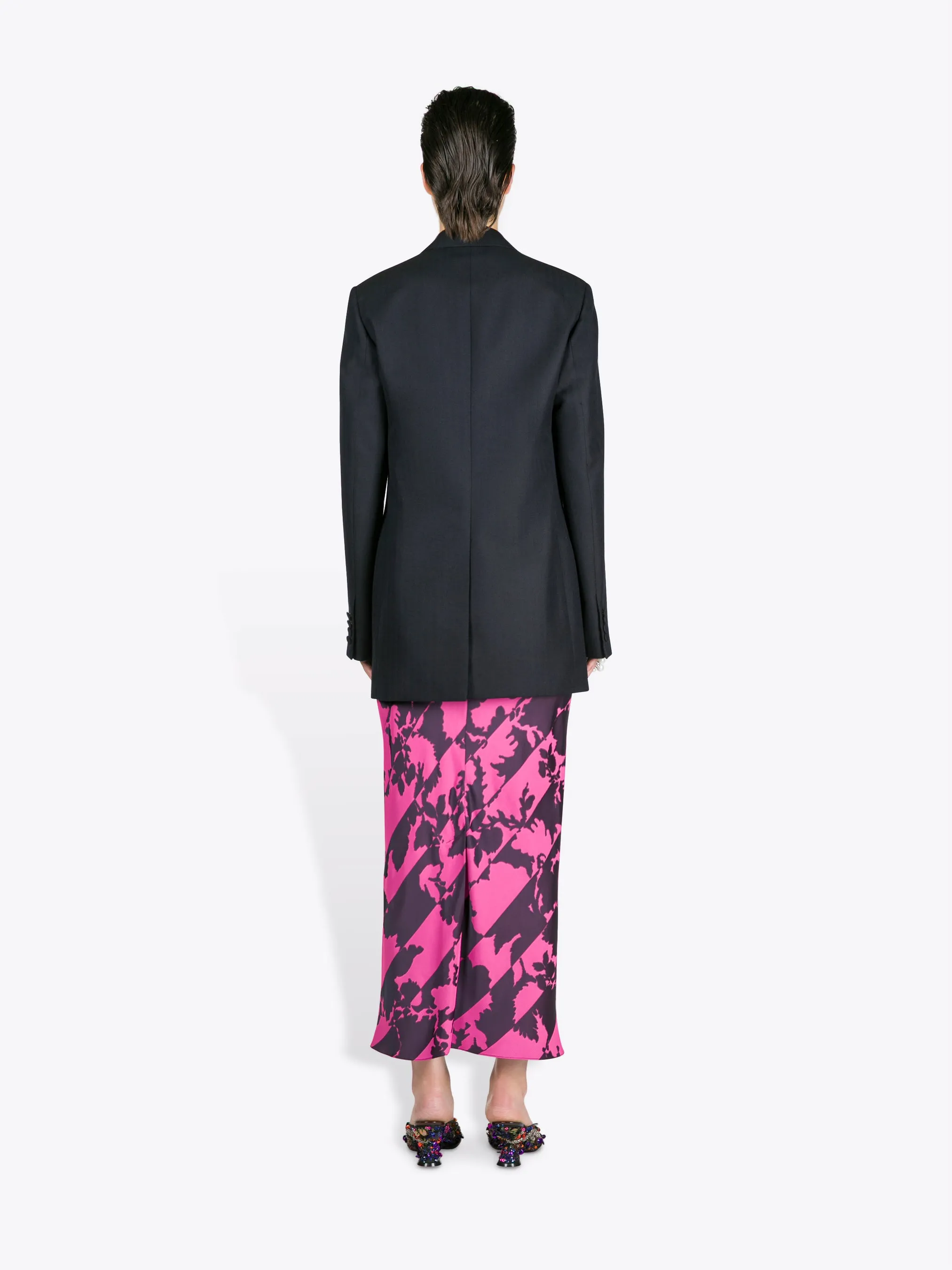 Loose fit wool blazer sold by Dries Van Noten product image thumbnail 4