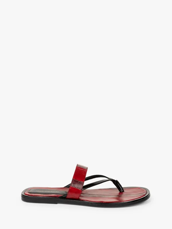 Leather sandals made by Dries Van Noten