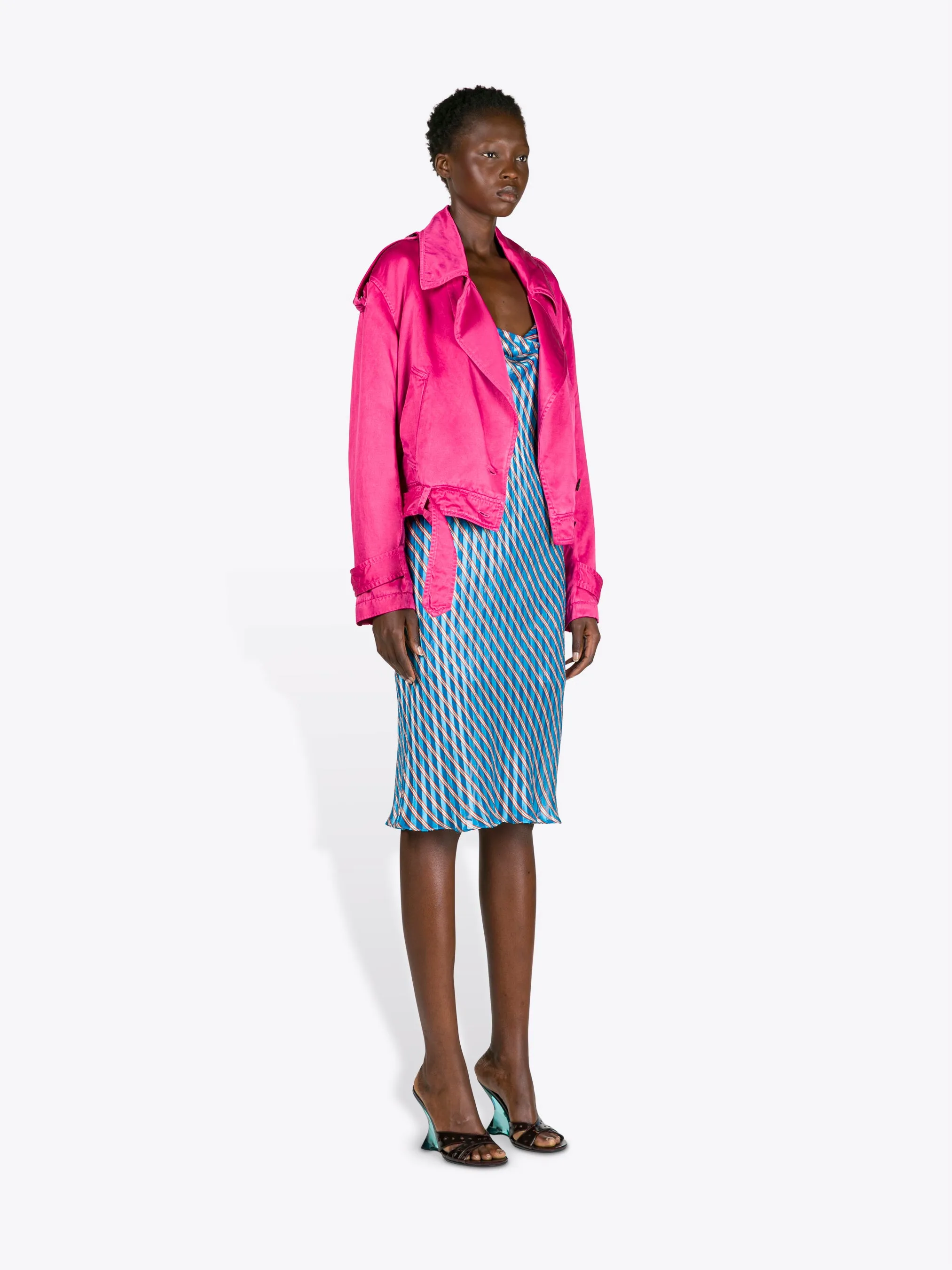 Overdyed biker jacket sold by Dries Van Noten product image thumbnail 3