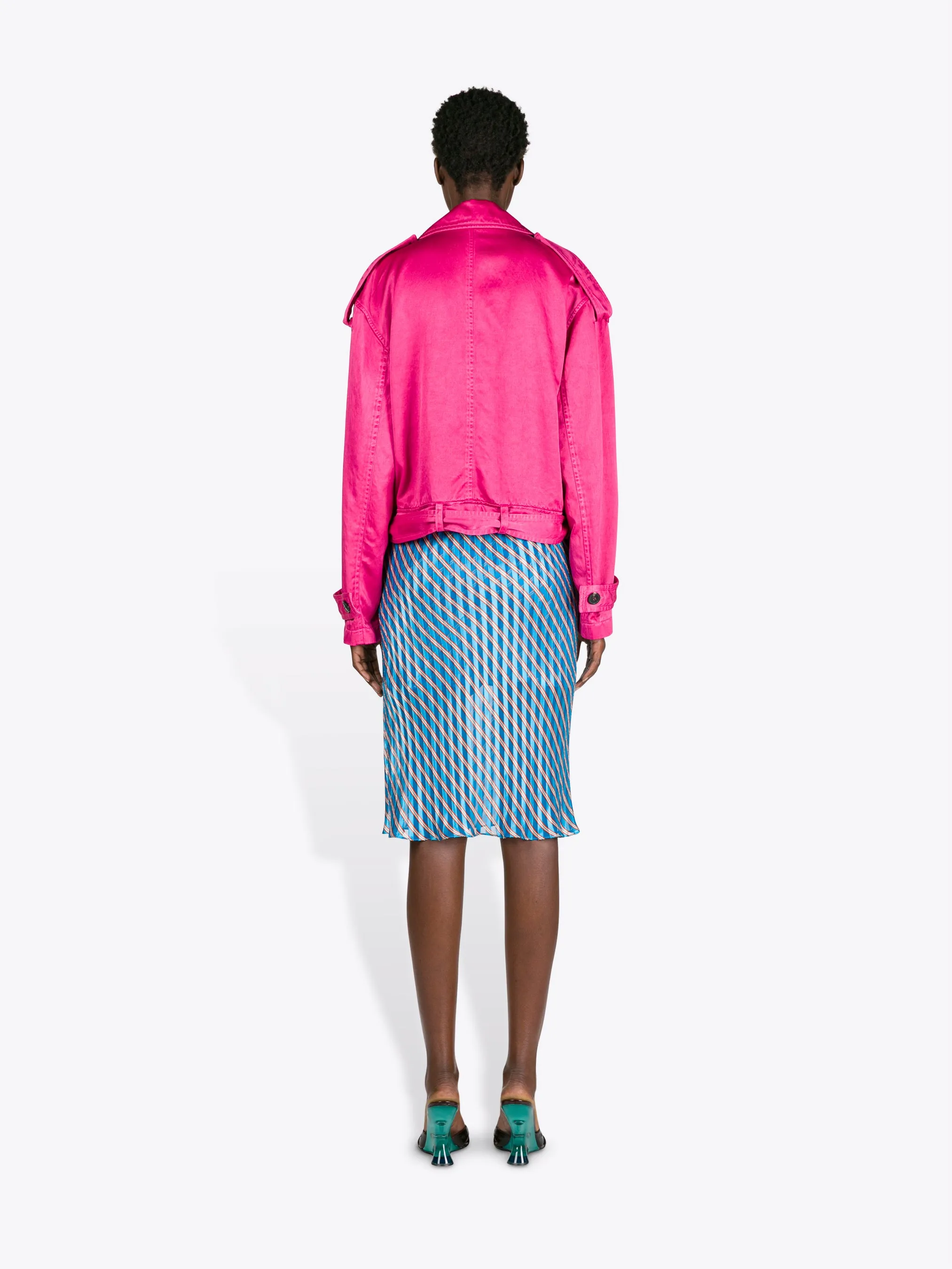 Overdyed biker jacket sold by Dries Van Noten product image thumbnail 4