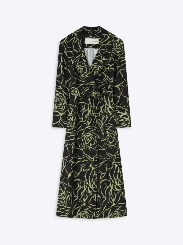Printed mac sold by Dries Van Noten