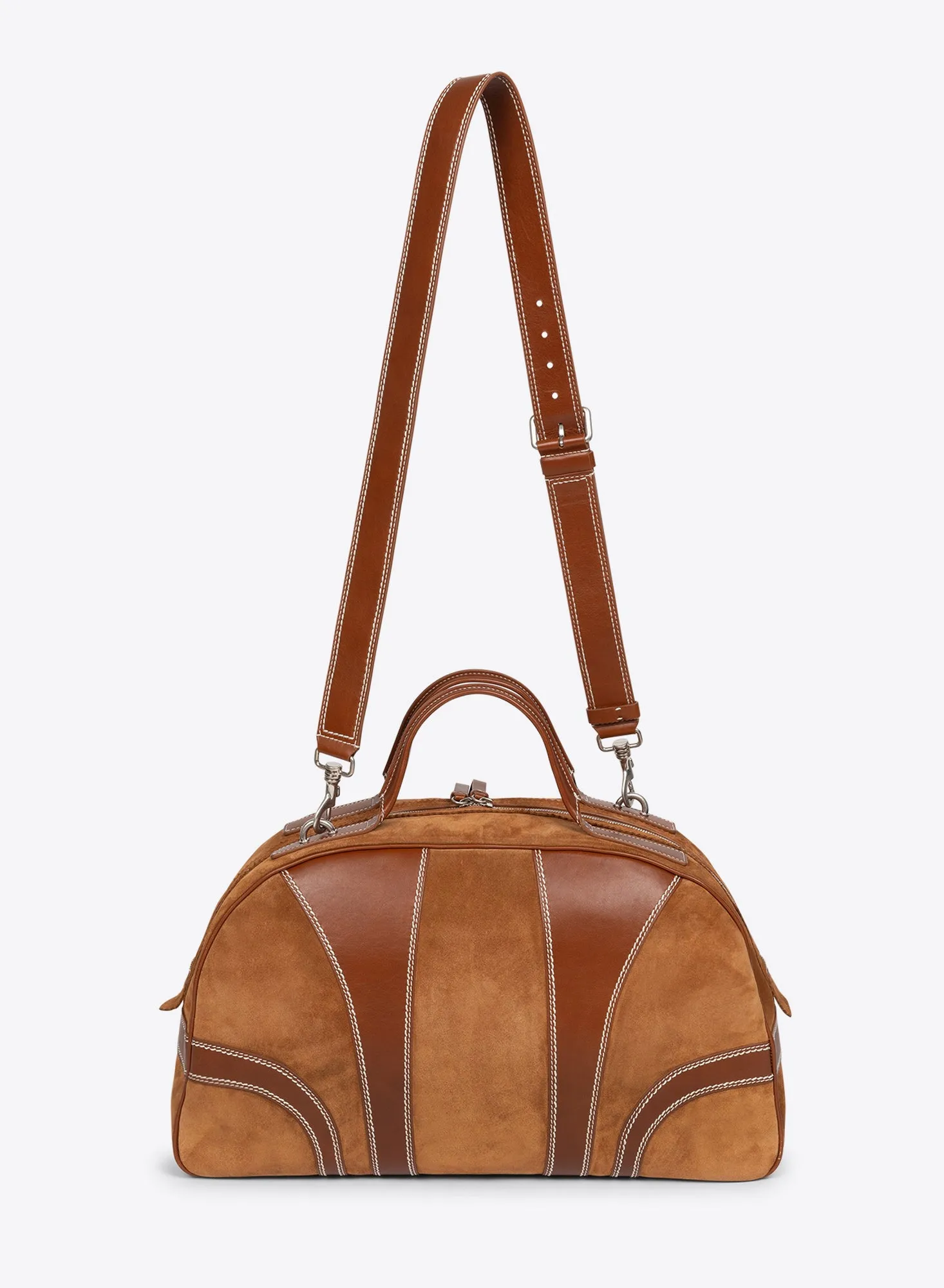 Suede duffle bag sold by Dries Van Noten product image thumbnail 4