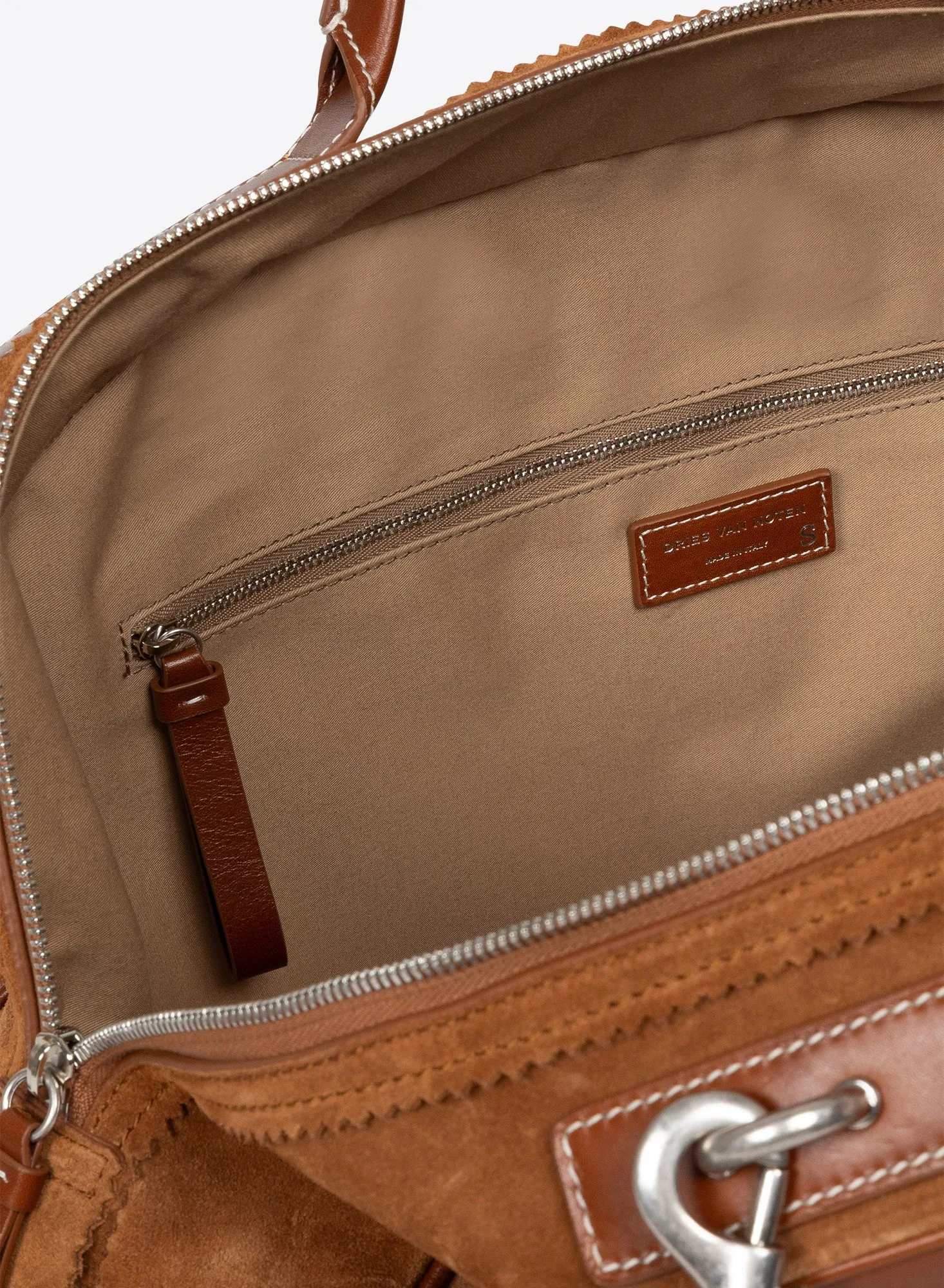 Suede duffle bag sold by Dries Van Noten product image thumbnail 5