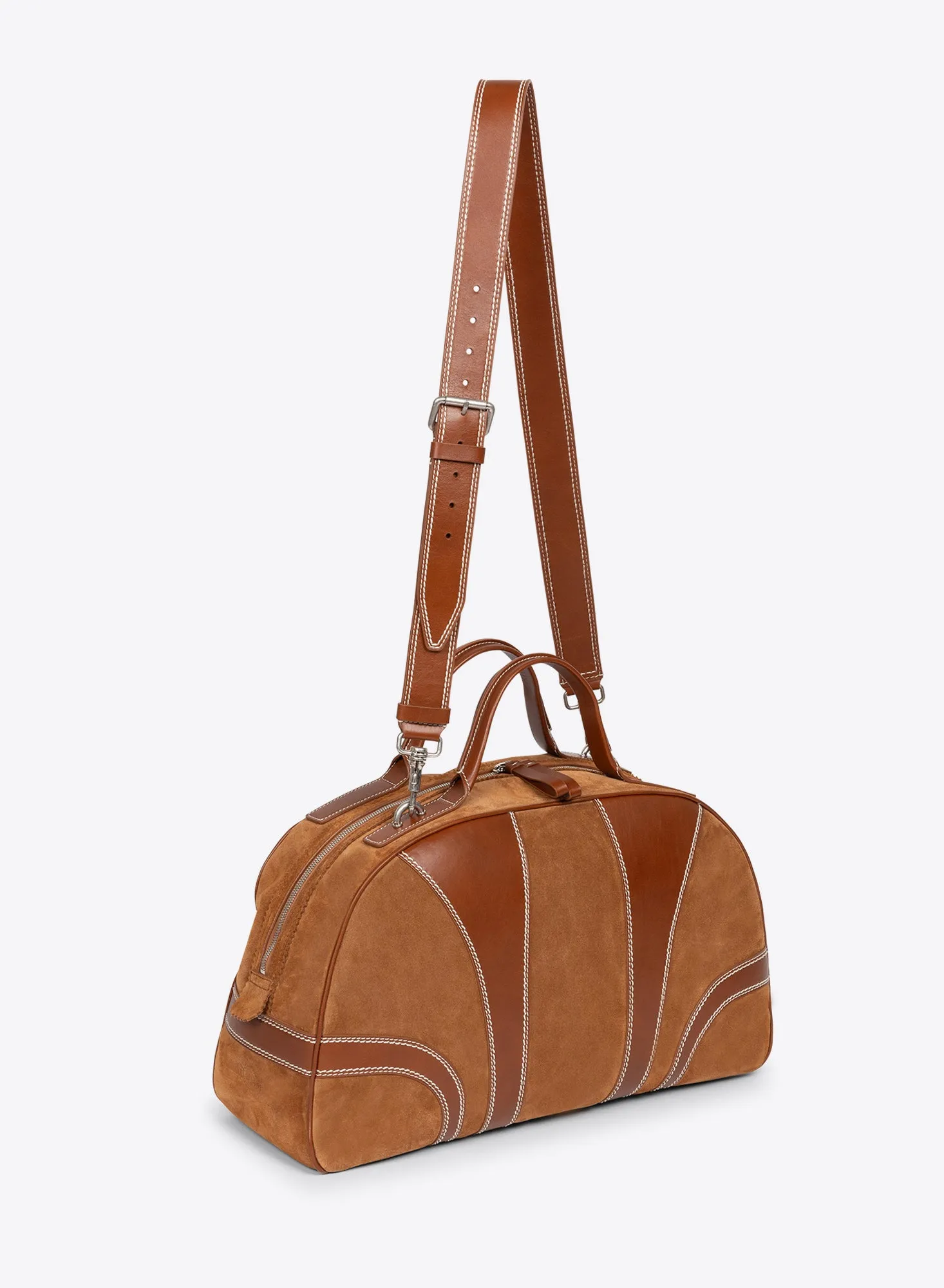 Suede duffle bag sold by Dries Van Noten product image thumbnail 3
