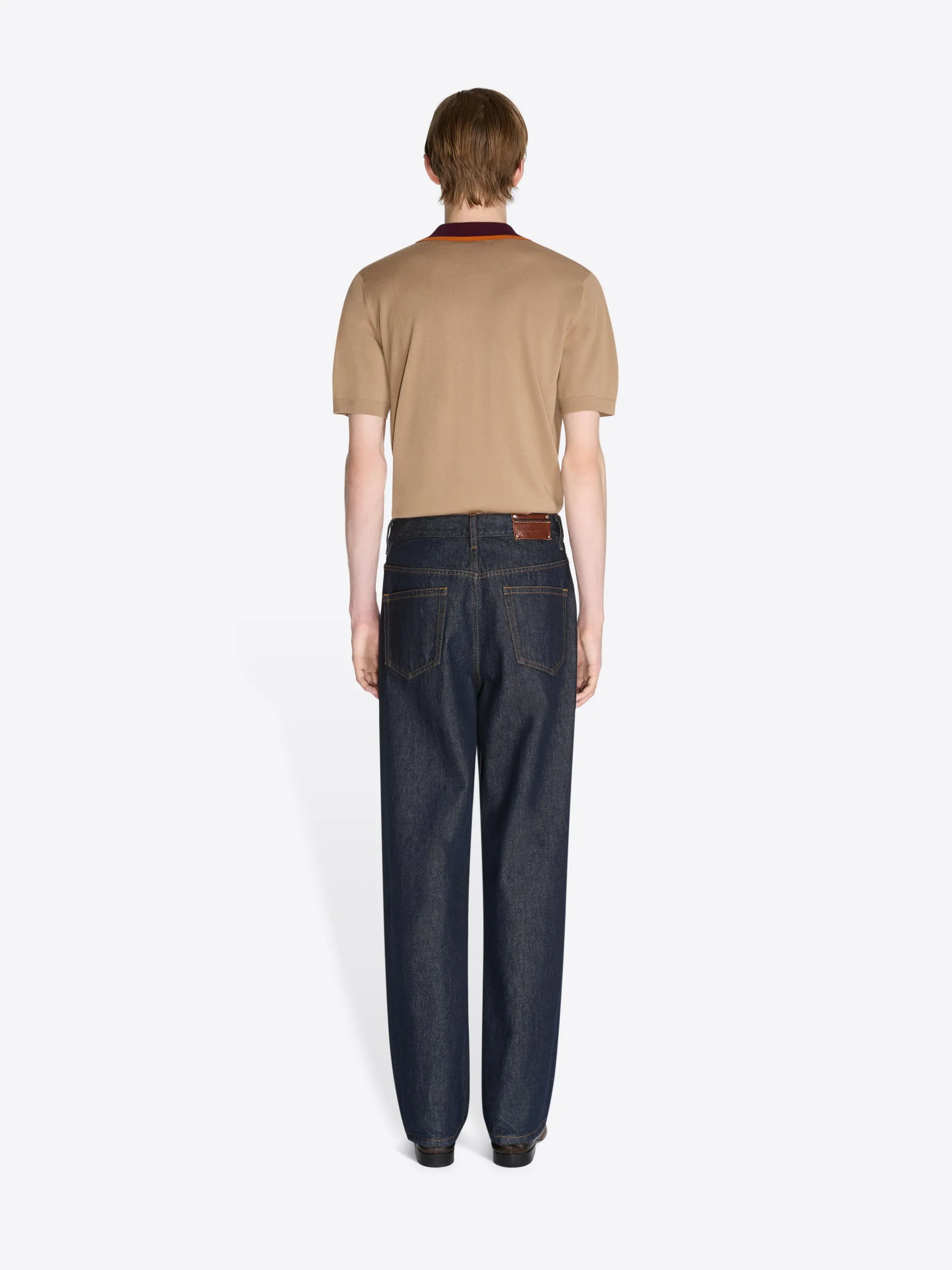 Merino wool polo shirt sold by Dries Van Noten product image thumbnail 4