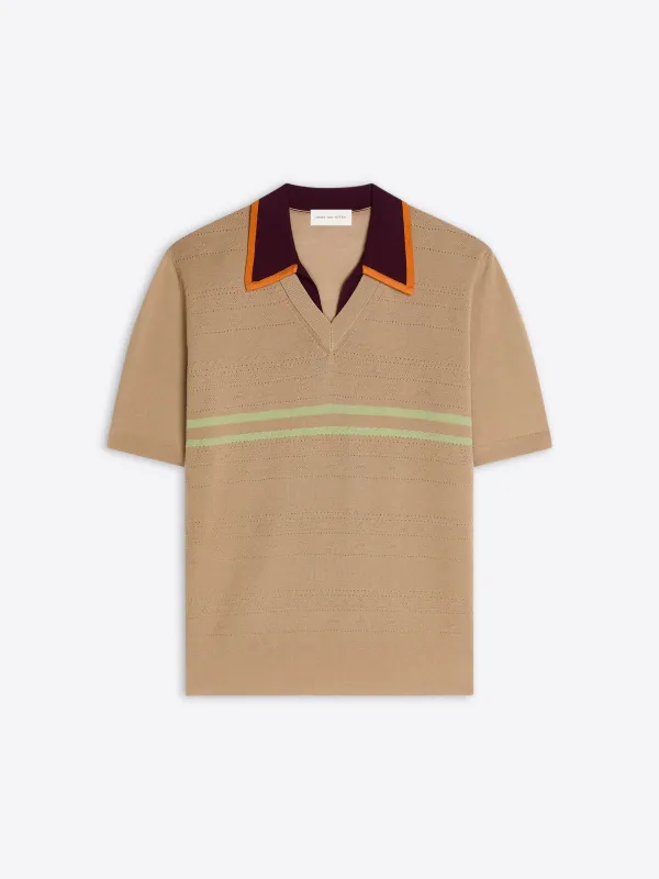 Merino wool polo shirt sold by Dries Van Noten