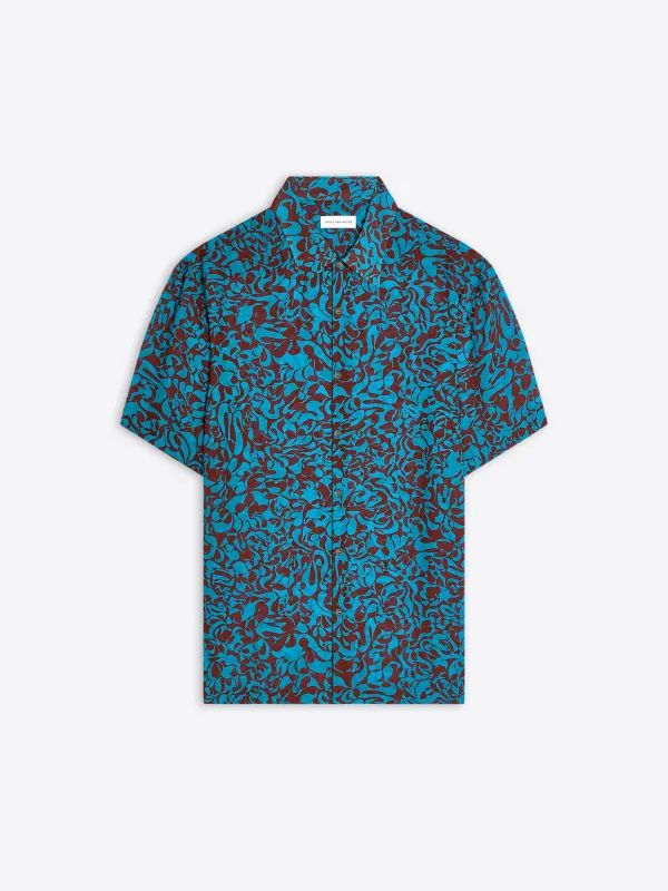 Short sleeve viscose shirt made by Dries Van Noten