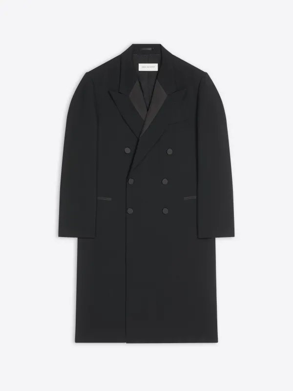 Wool tuxedo coat sold by Dries Van Noten