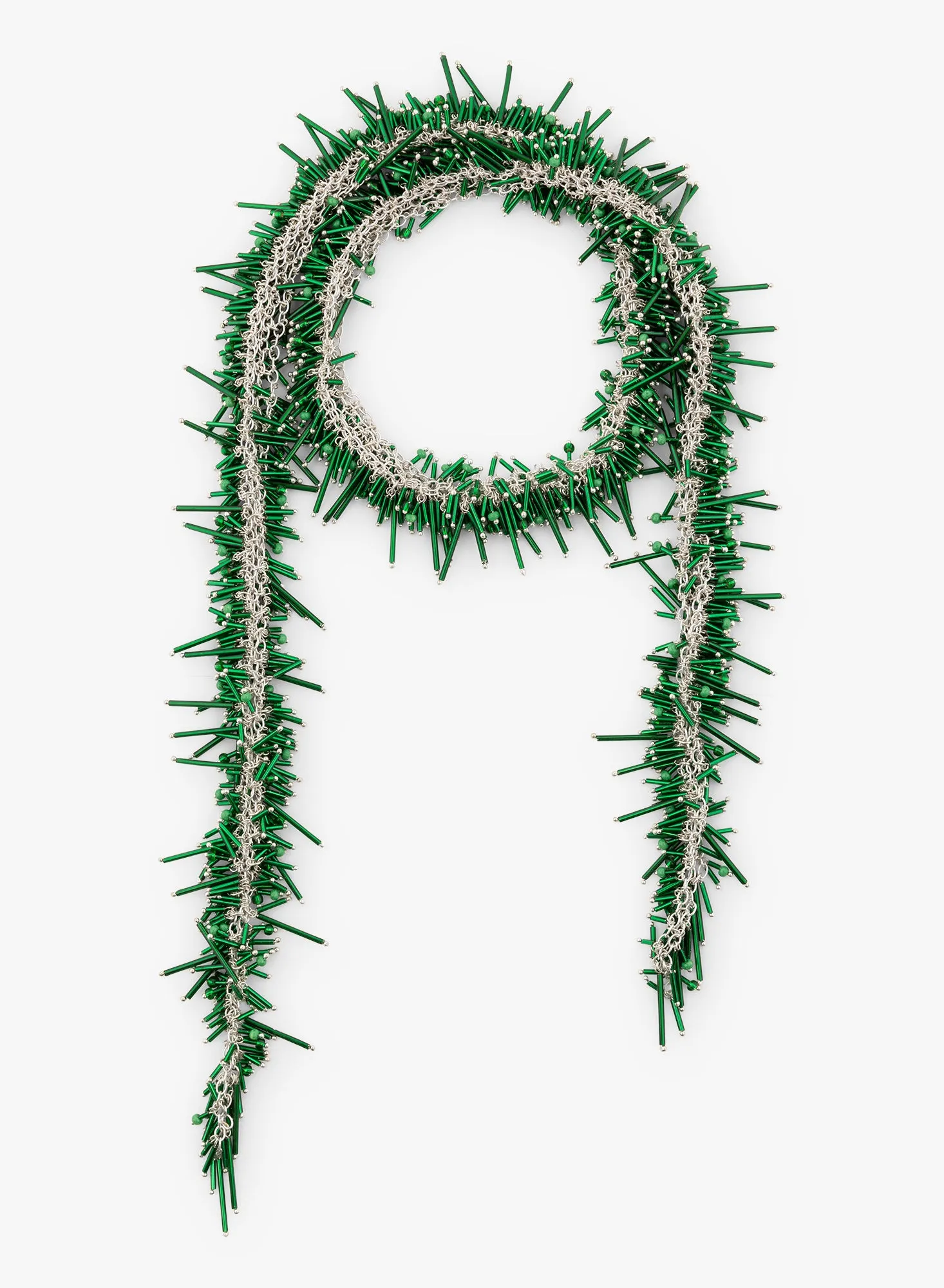Embroidered scarf necklace sold by Dries Van Noten product image thumbnail 2