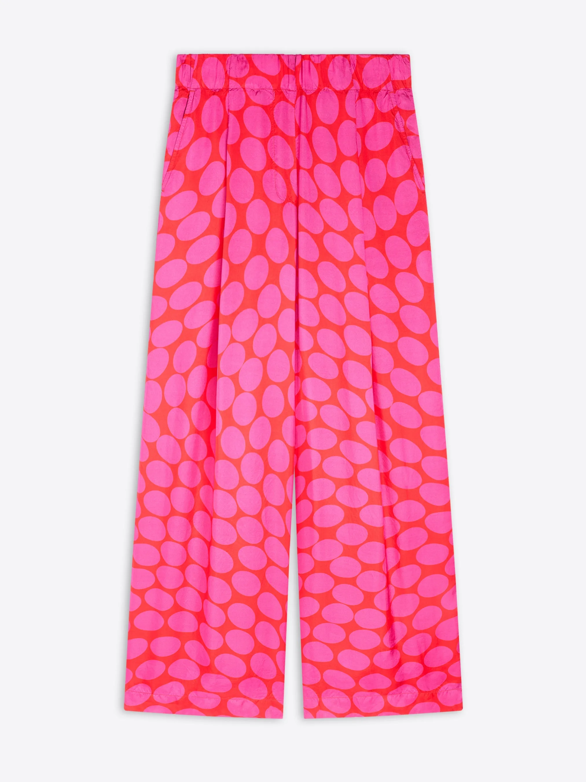 Wide pleated pants sold by Dries Van Noten