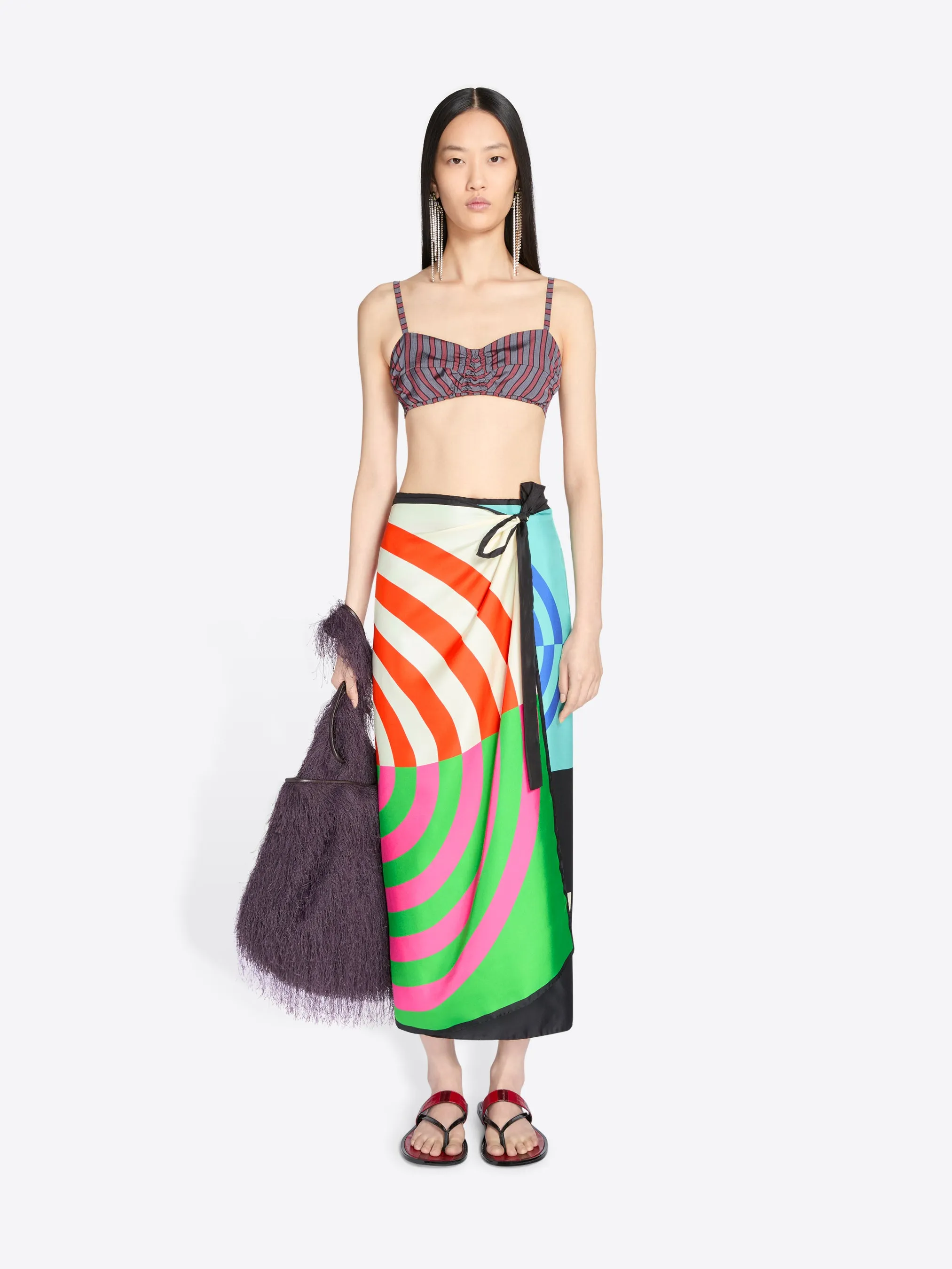 Long wrap scarf-skirt sold by Dries Van Noten product image thumbnail 2
