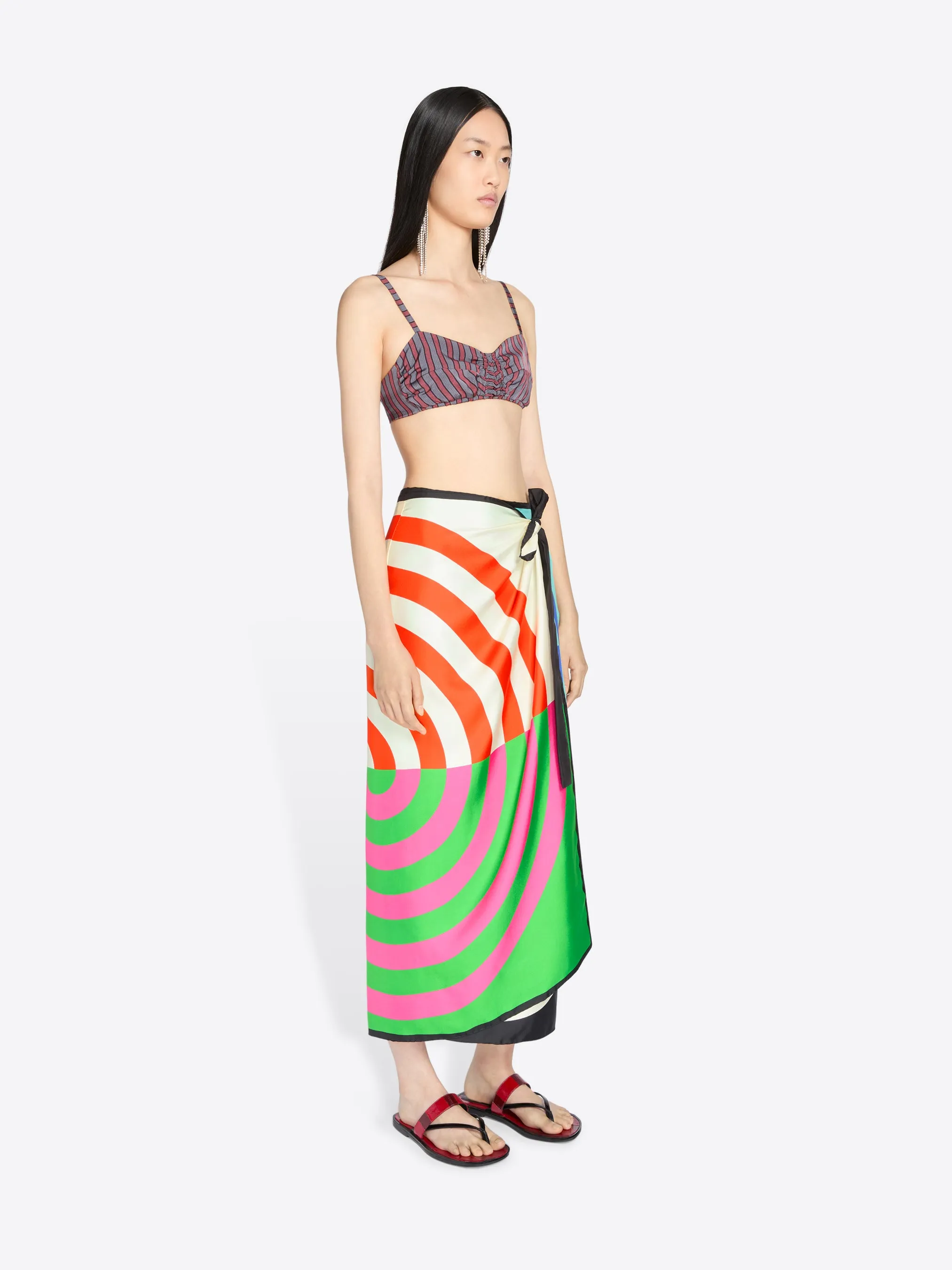 Long wrap scarf-skirt sold by Dries Van Noten product image thumbnail 3