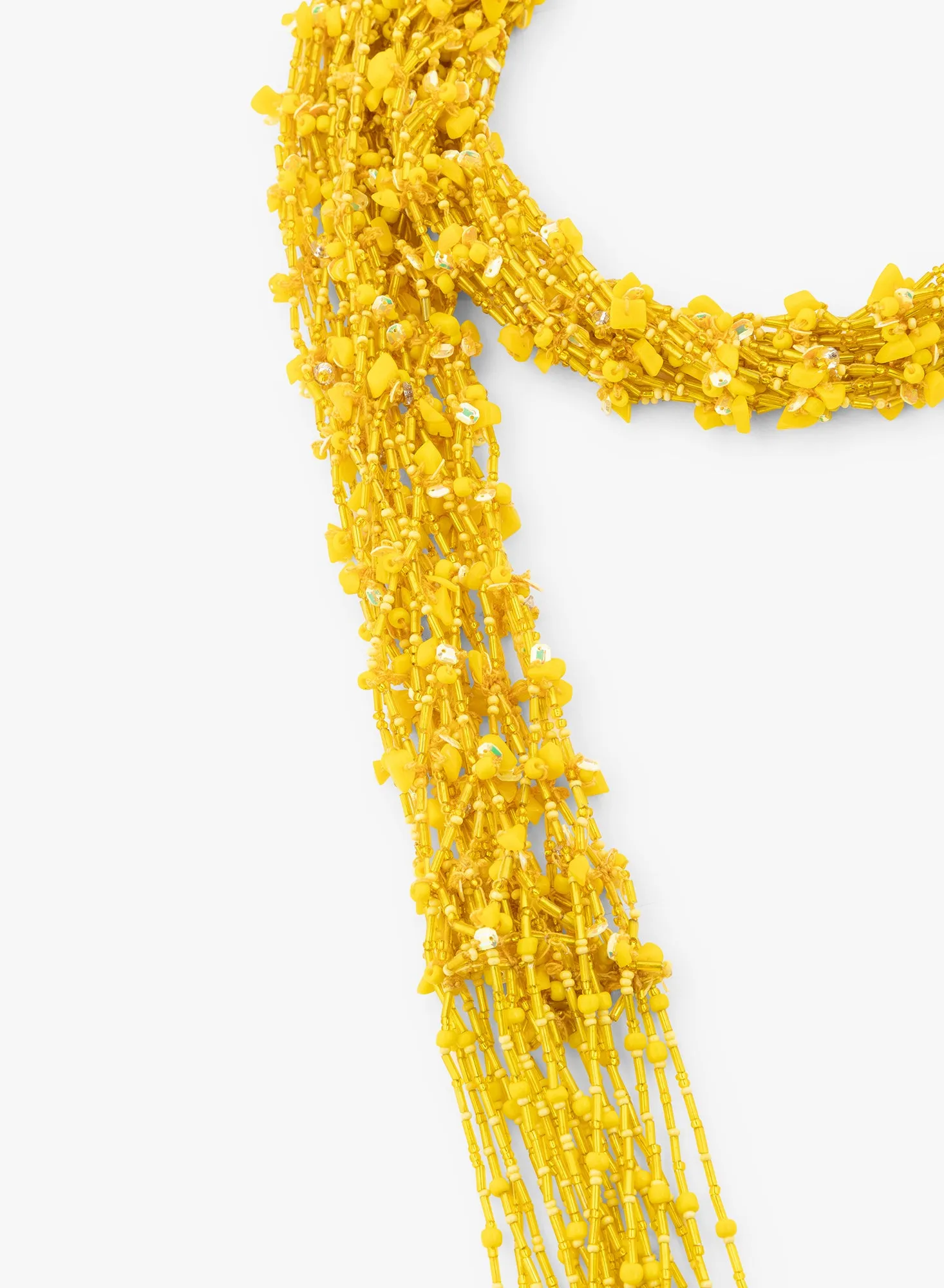 Embroidered scarf necklace sold by Dries Van Noten product image thumbnail 3