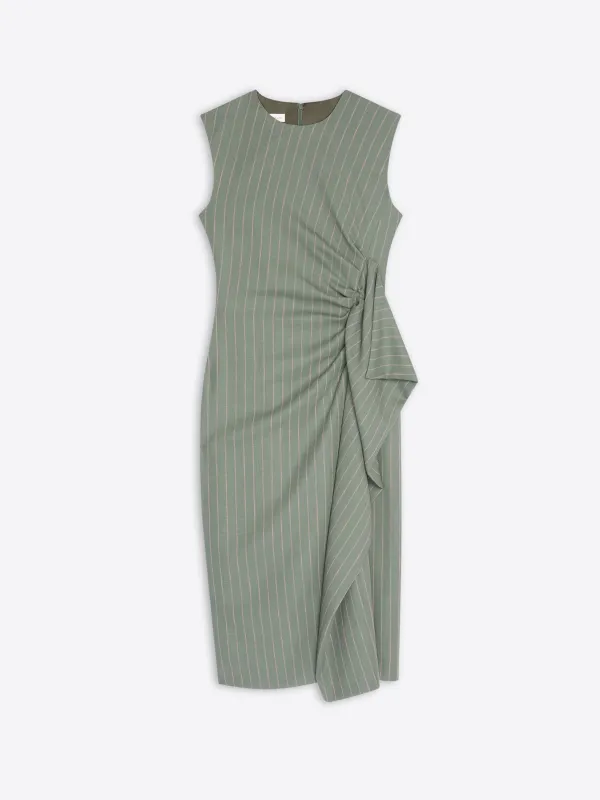 Fitted draped dress made by Dries Van Noten