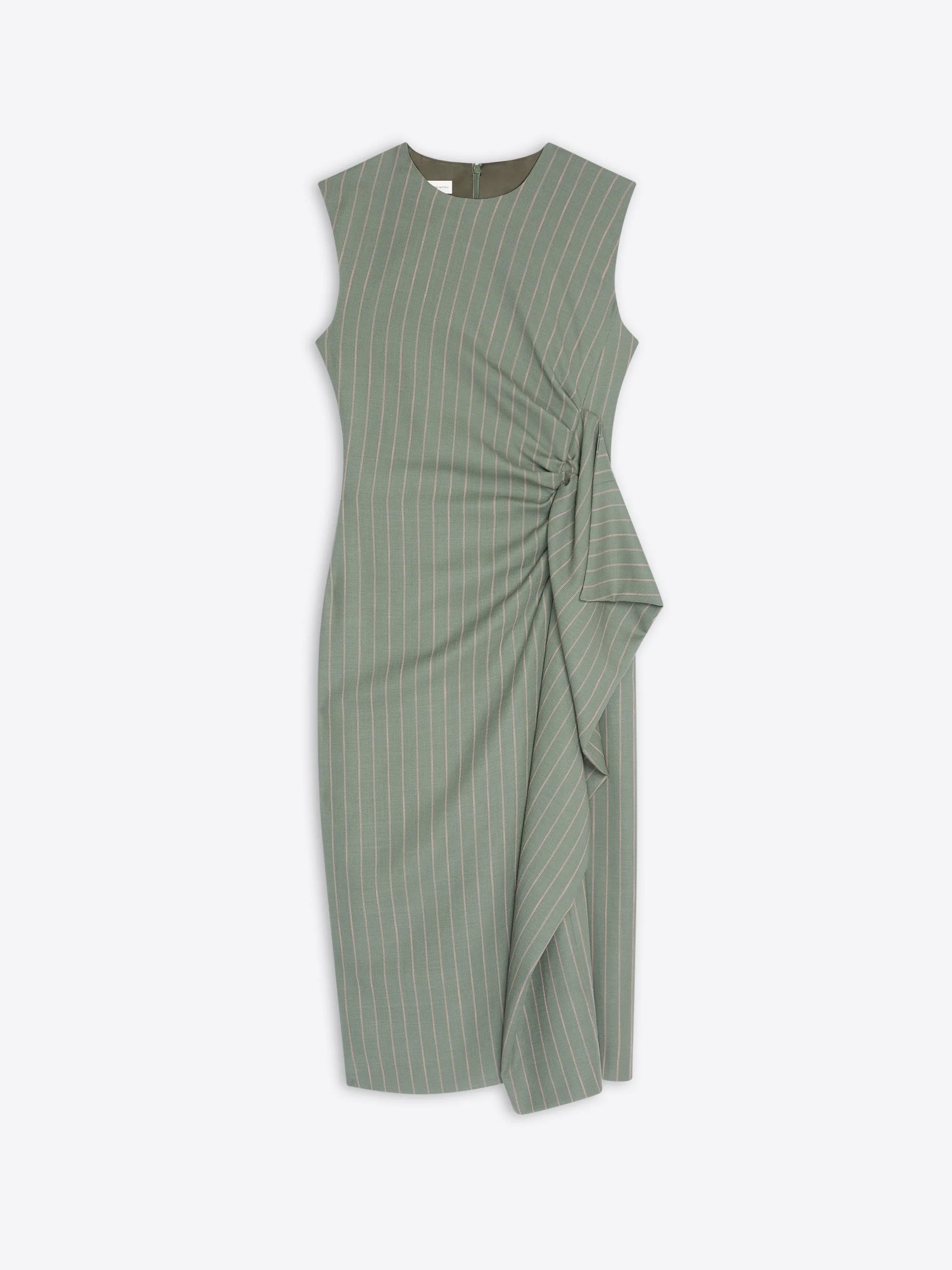 Fitted draped dress sold by Dries Van Noten