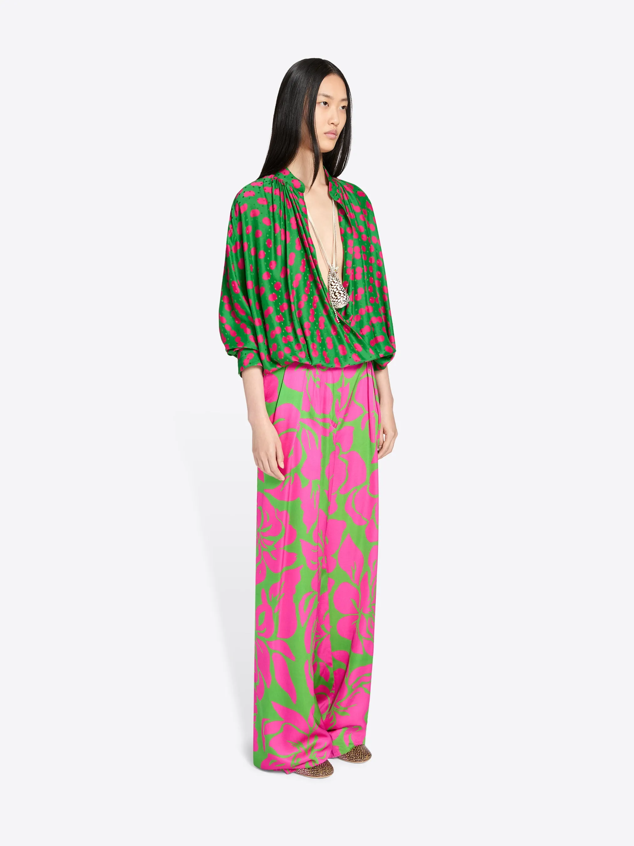 Viscose wrap shirt sold by Dries Van Noten product image thumbnail 3