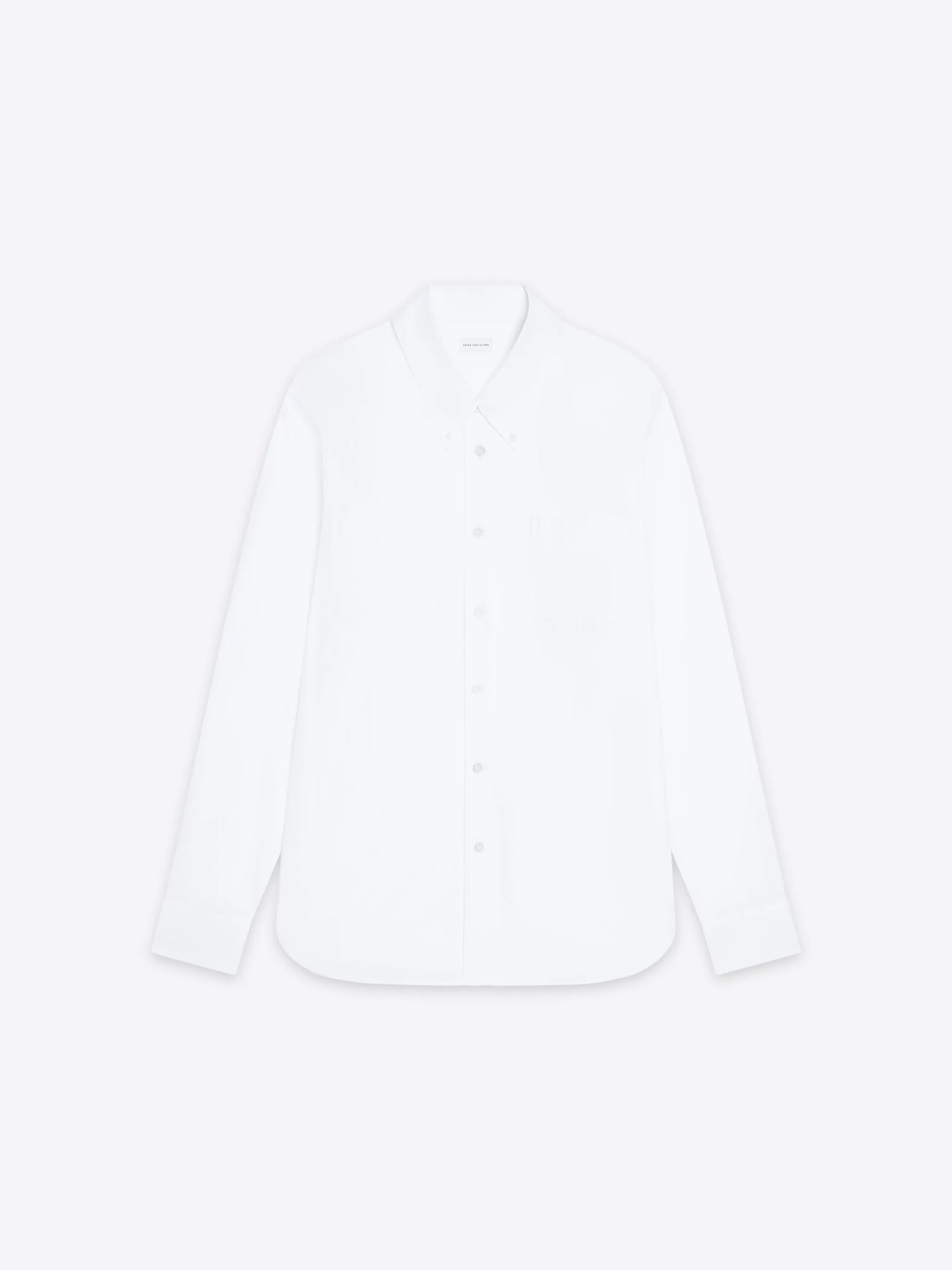 Loose cotton poplin shirt sold by Dries Van Noten