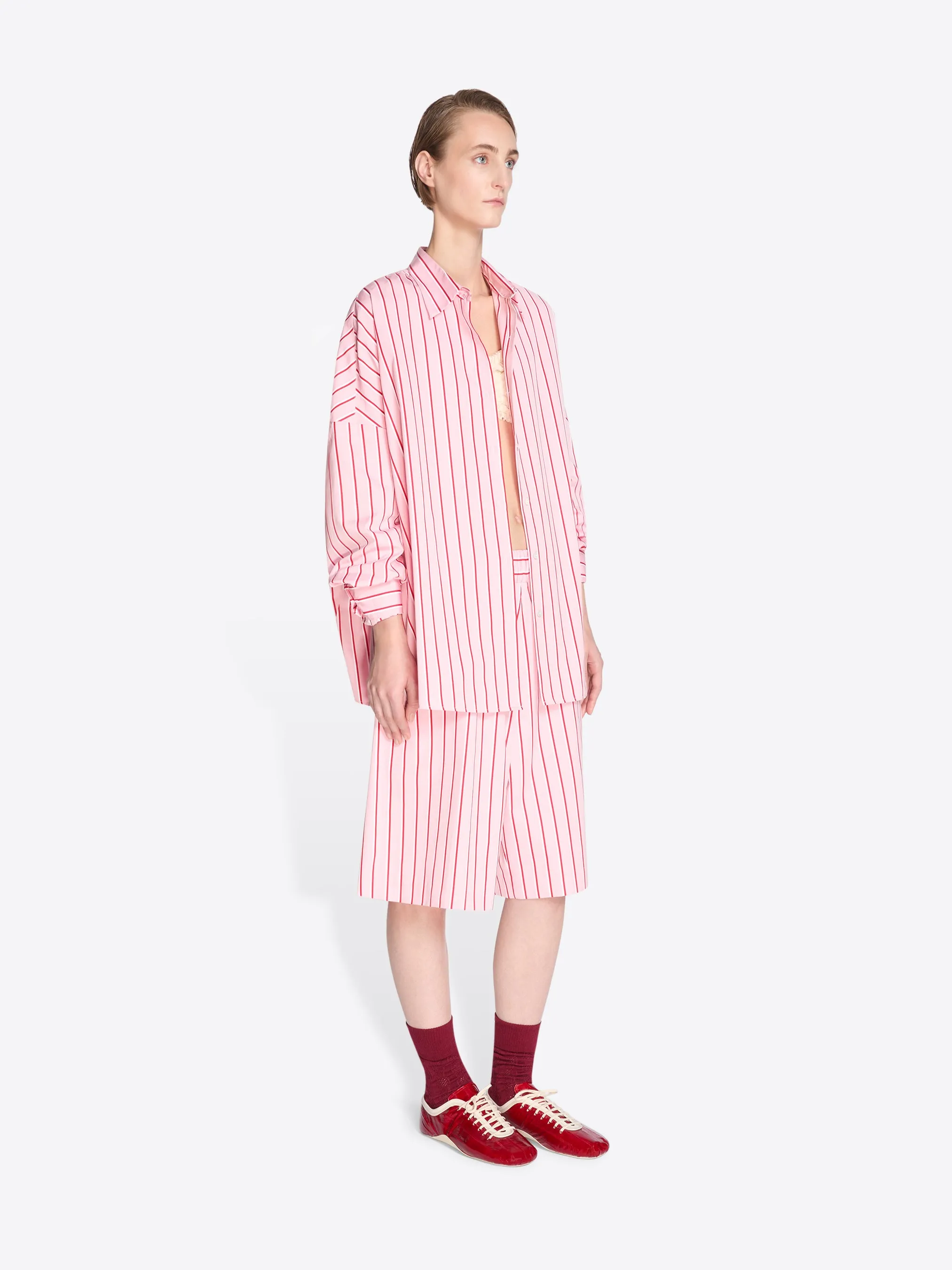 Cotton cocoon shirt sold by Dries Van Noten product image thumbnail 3