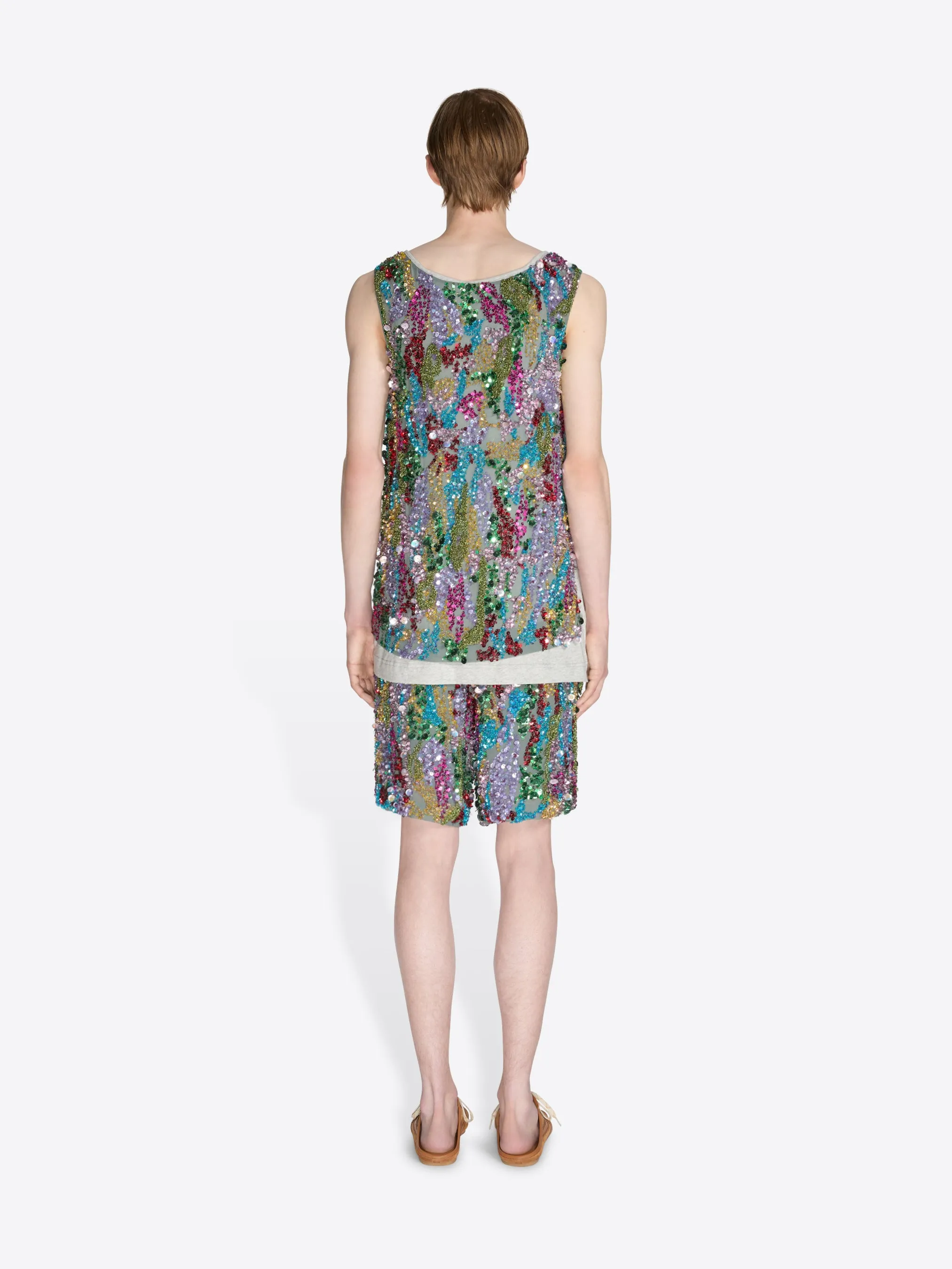 Embroidered tank top sold by Dries Van Noten product image thumbnail 4