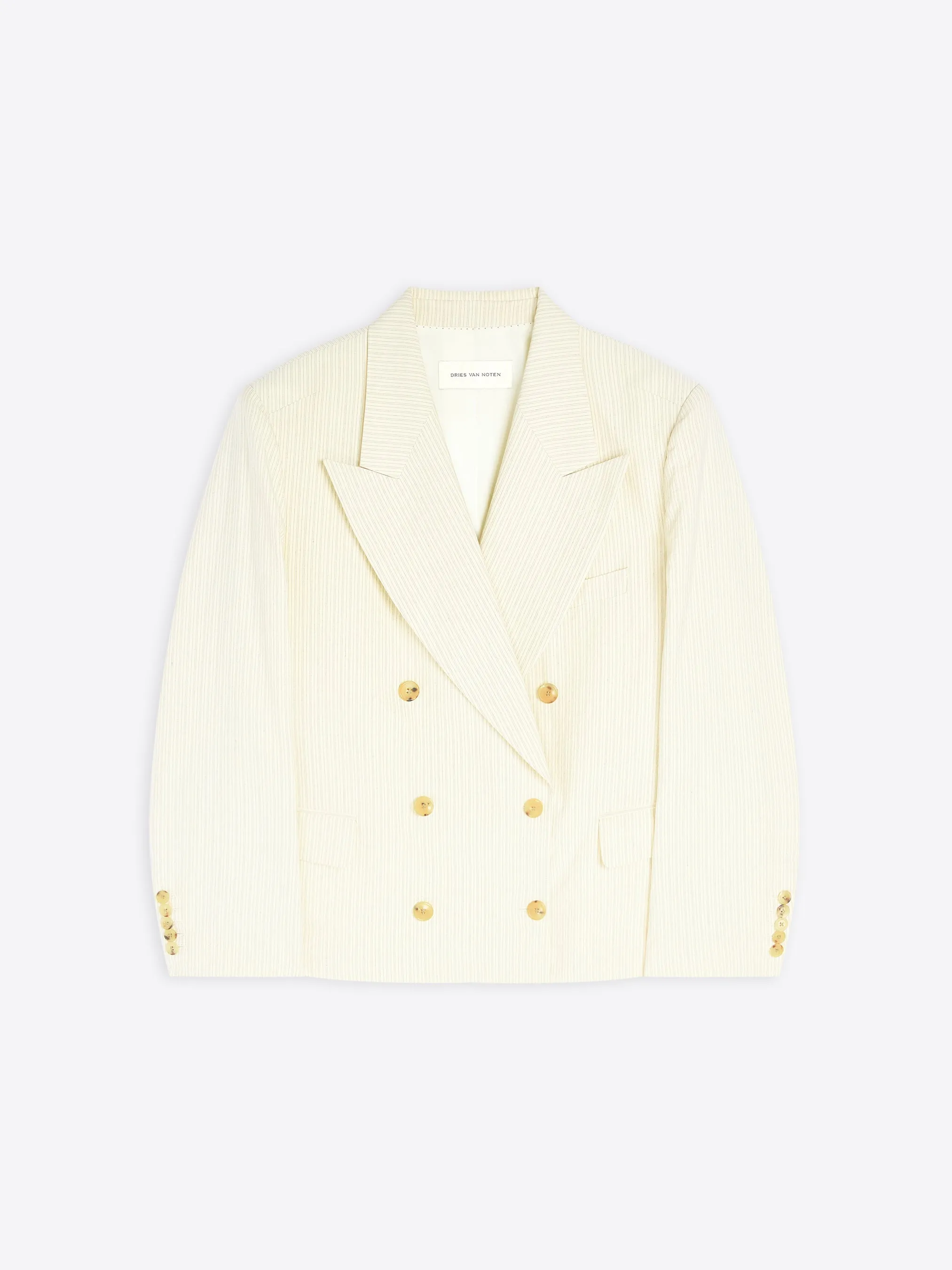 Oversized double breasted blazer sold by Dries Van Noten