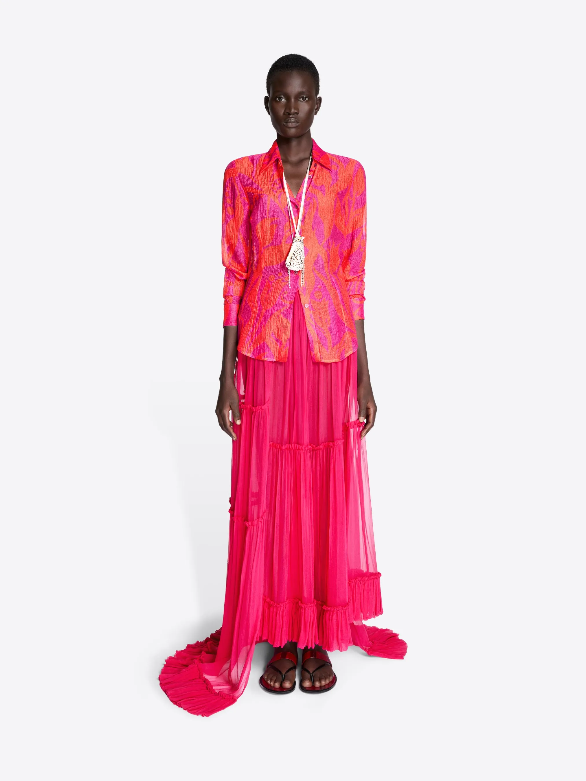 Fitted silk shirt sold by Dries Van Noten product image thumbnail 2