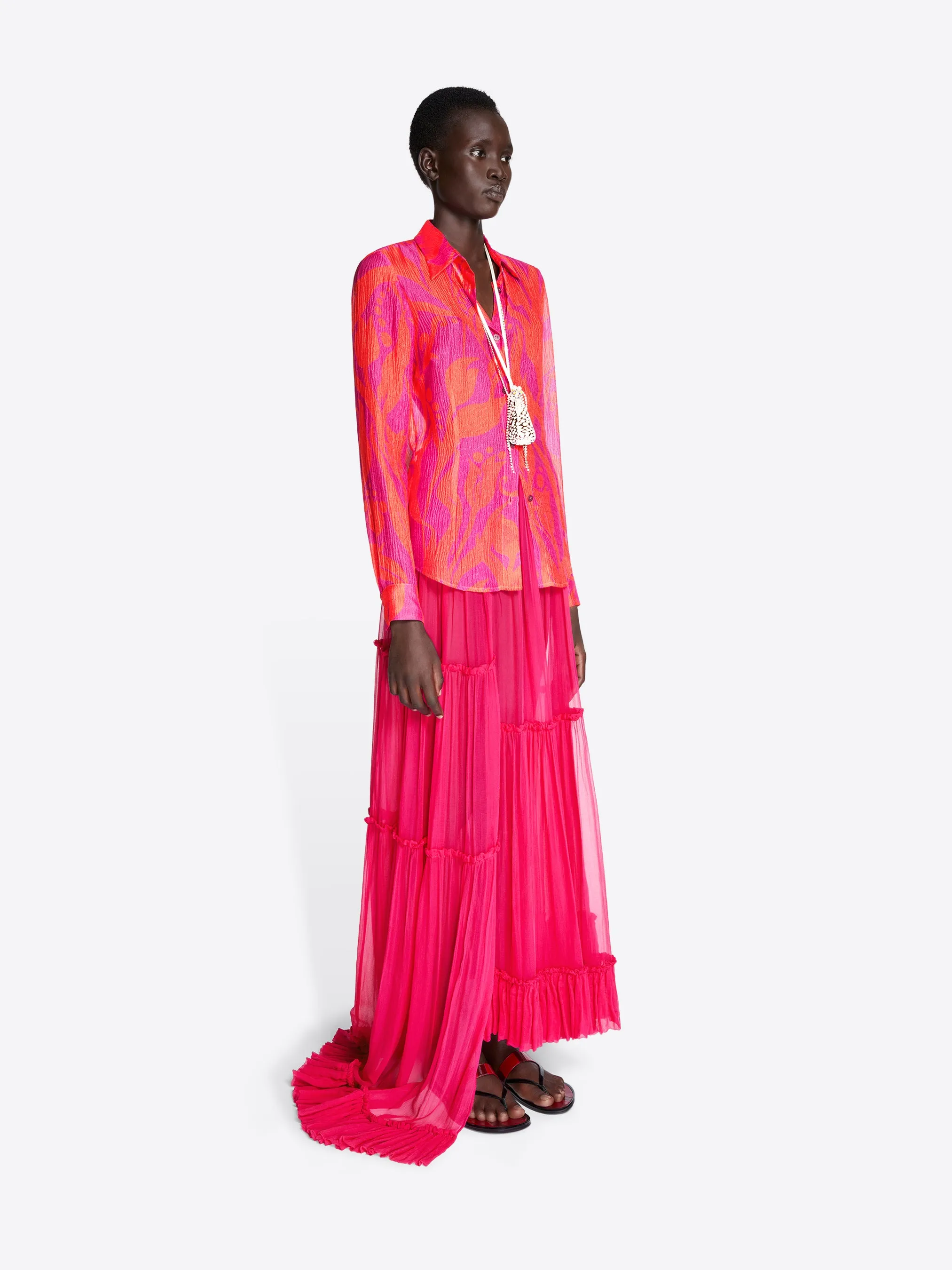 Fitted silk shirt sold by Dries Van Noten product image thumbnail 3