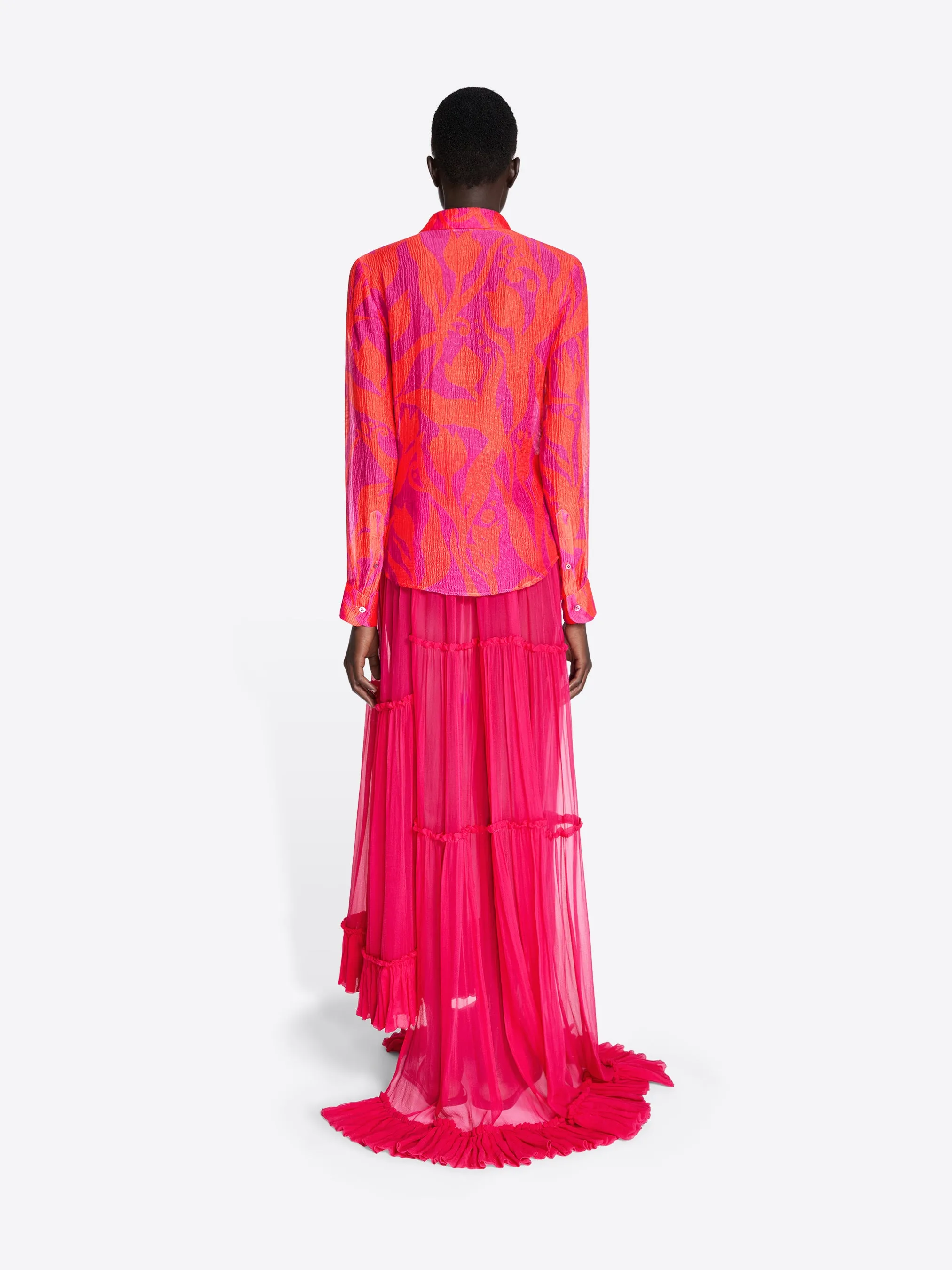 Fitted silk shirt sold by Dries Van Noten product image thumbnail 4