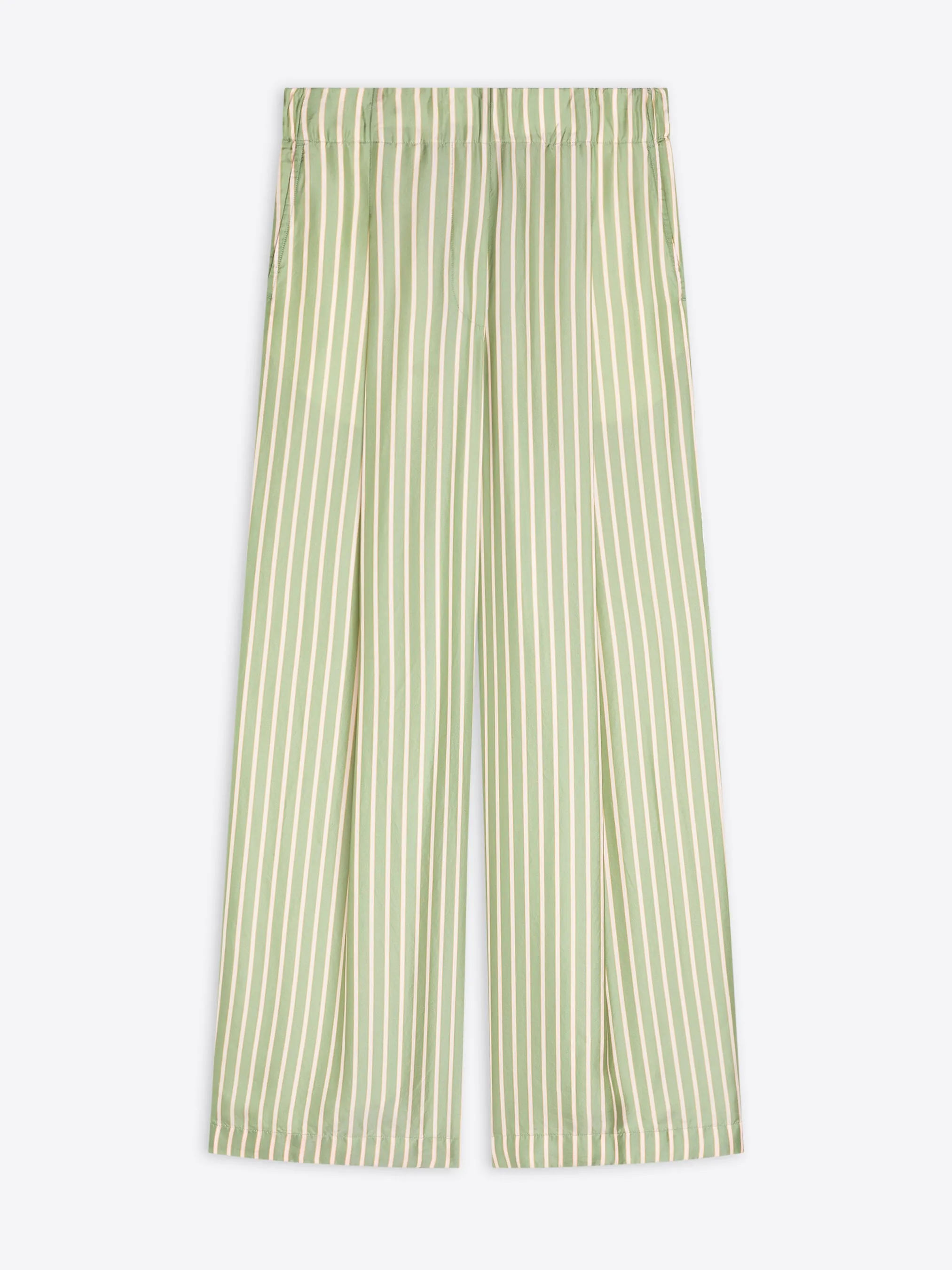 Wide pleated pants sold by Dries Van Noten
