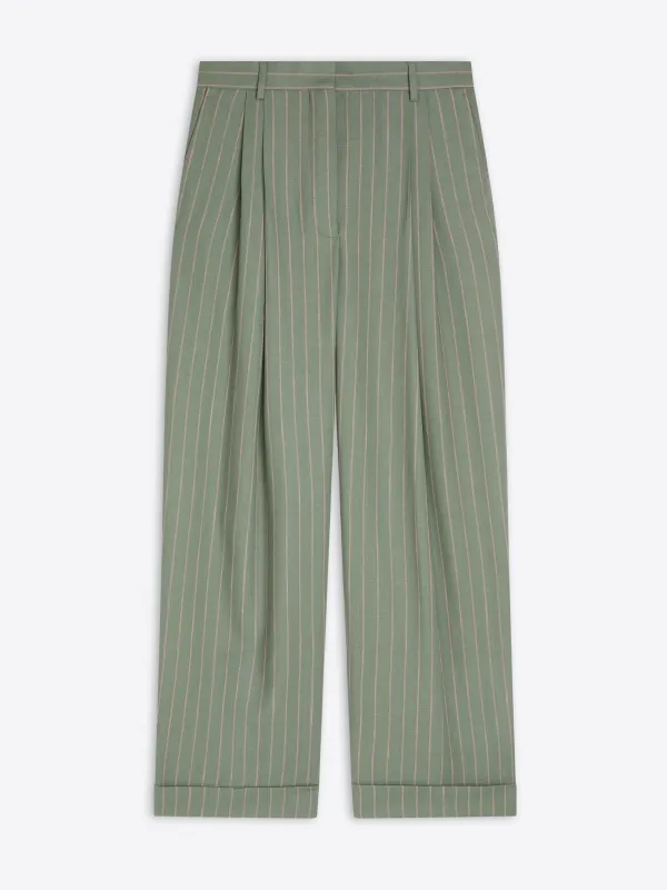 Pleated pants made by Dries Van Noten