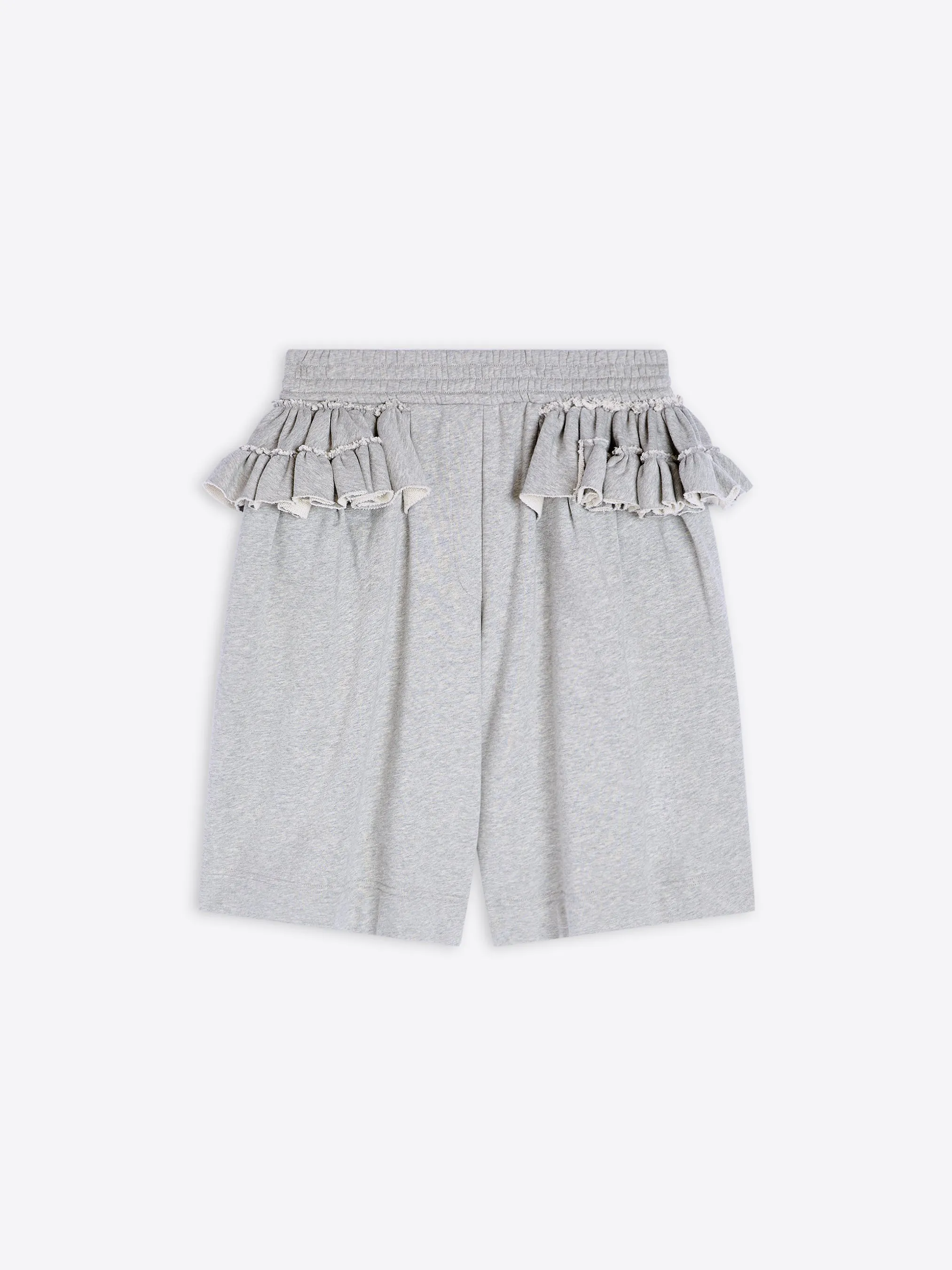 Loose ruffled shorts sold by Dries Van Noten