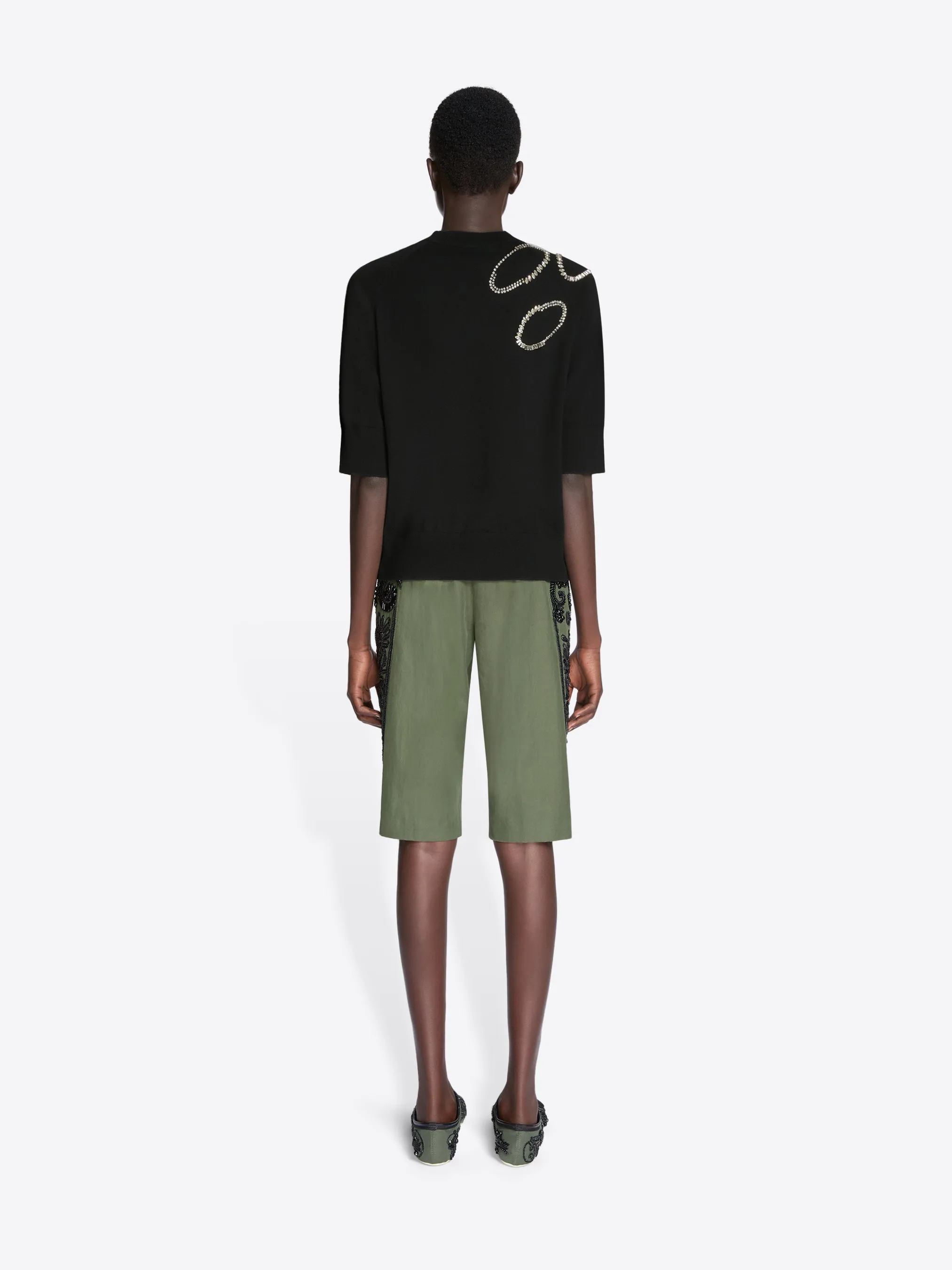 Embroidered merino sweater sold by Dries Van Noten product image thumbnail 4