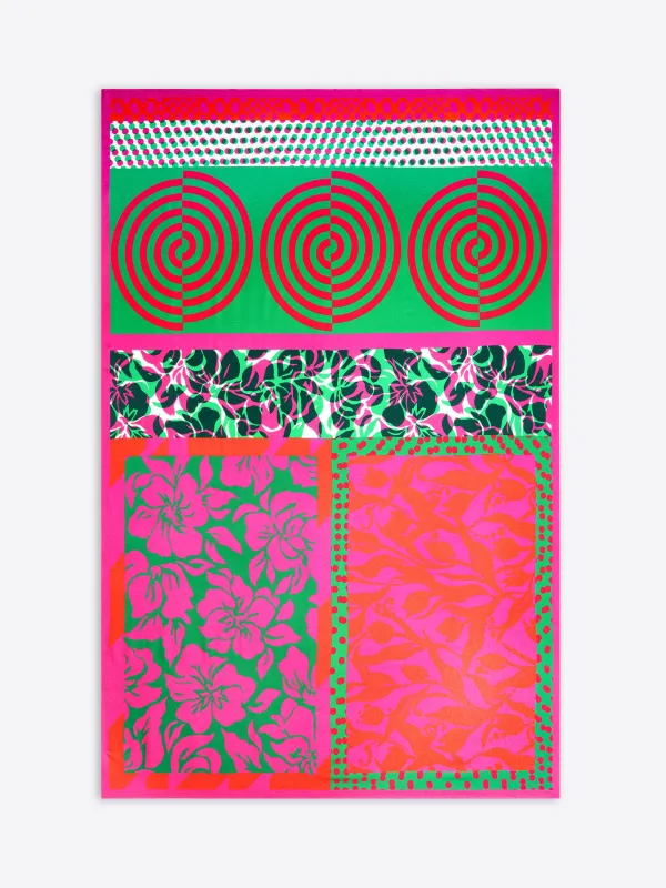 Printed pareo made by Dries Van Noten