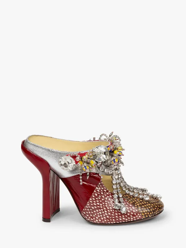 Embellished mules made by Dries Van Noten