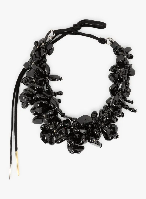 Embellished collar necklace made by Dries Van Noten