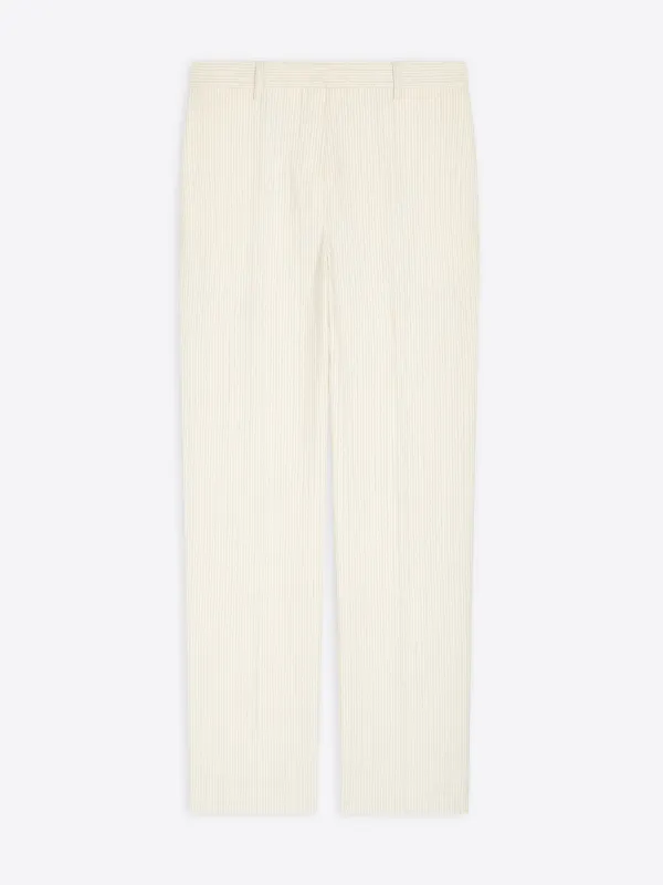 Tailored cotton pants made by Dries Van Noten