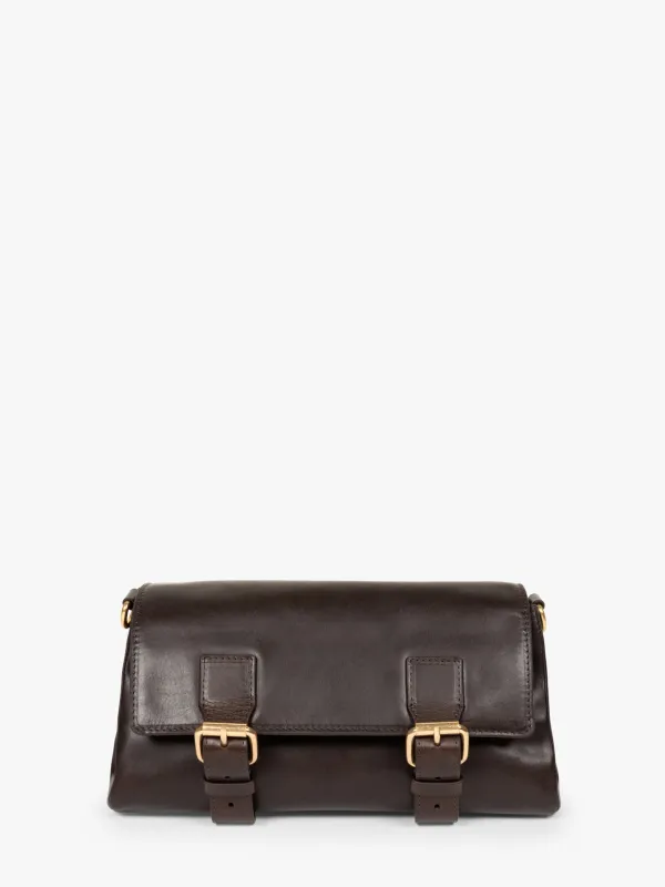 Mini leather satchel made by Dries Van Noten
