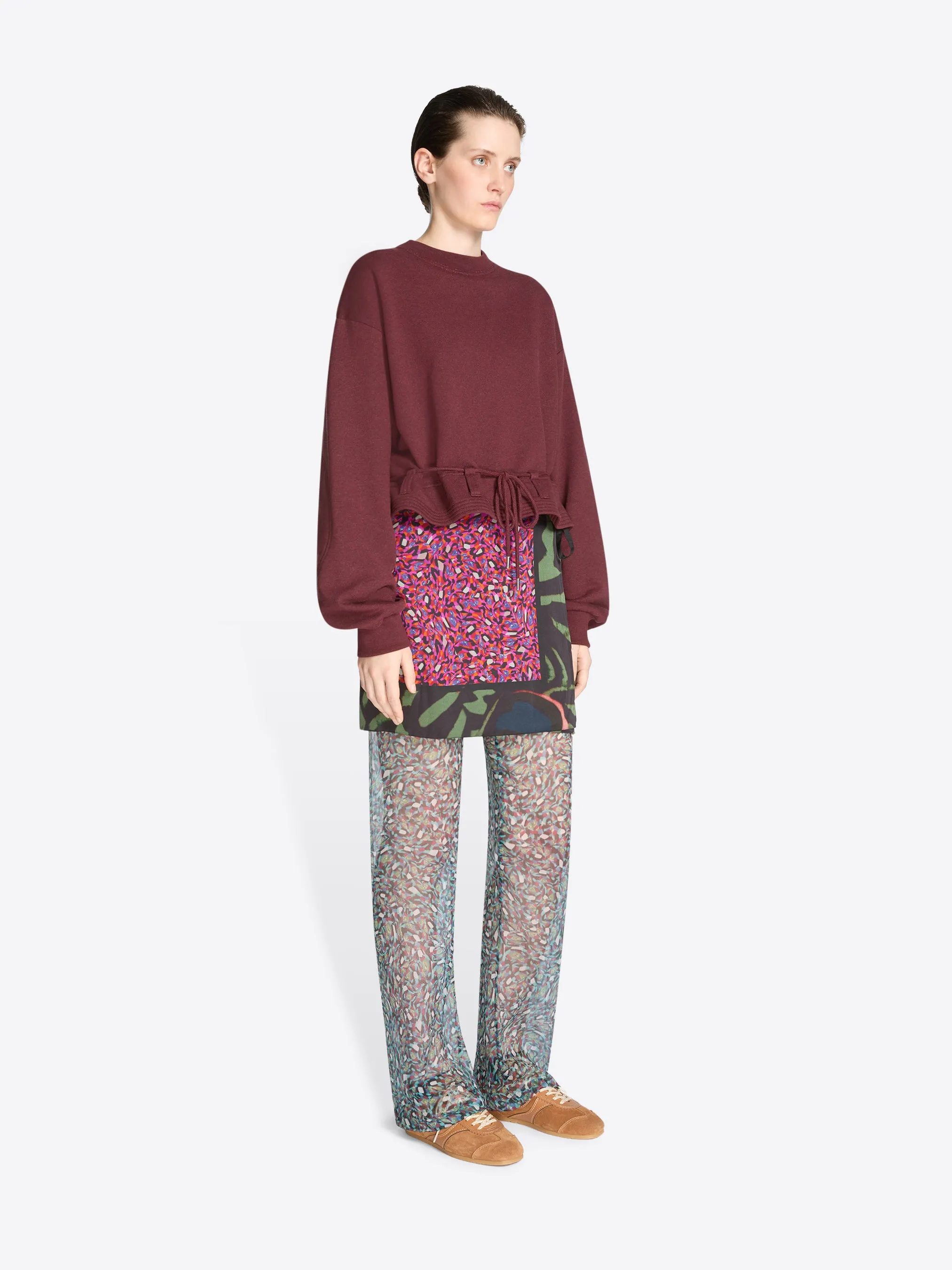 Cropped sweatshirt sold by Dries Van Noten product image thumbnail 3