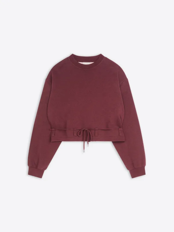 Cropped sweatshirt made by Dries Van Noten