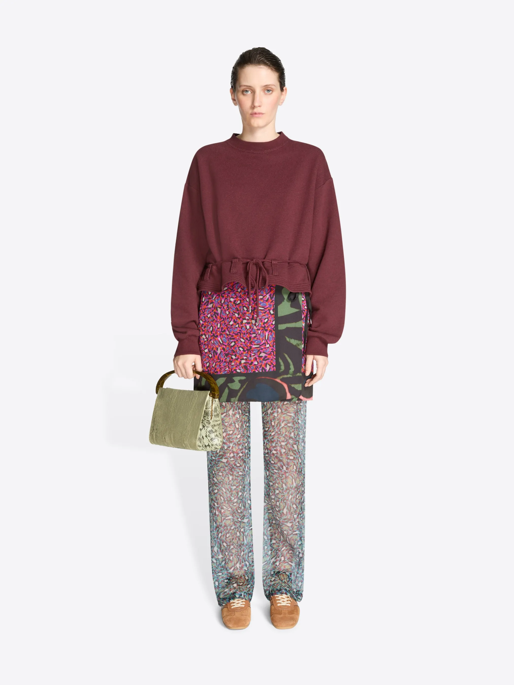 Cropped sweatshirt sold by Dries Van Noten product image thumbnail 2
